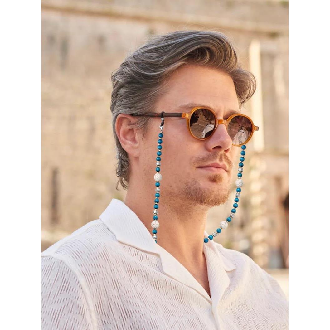 Cadena de Gafas GIOLOYS de Madera Hecha a Mano 69.85 cm