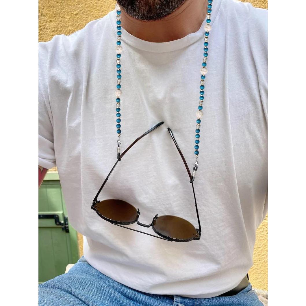 Cadena de Gafas GIOLOYS de Madera Hecha a Mano 69.85 cm