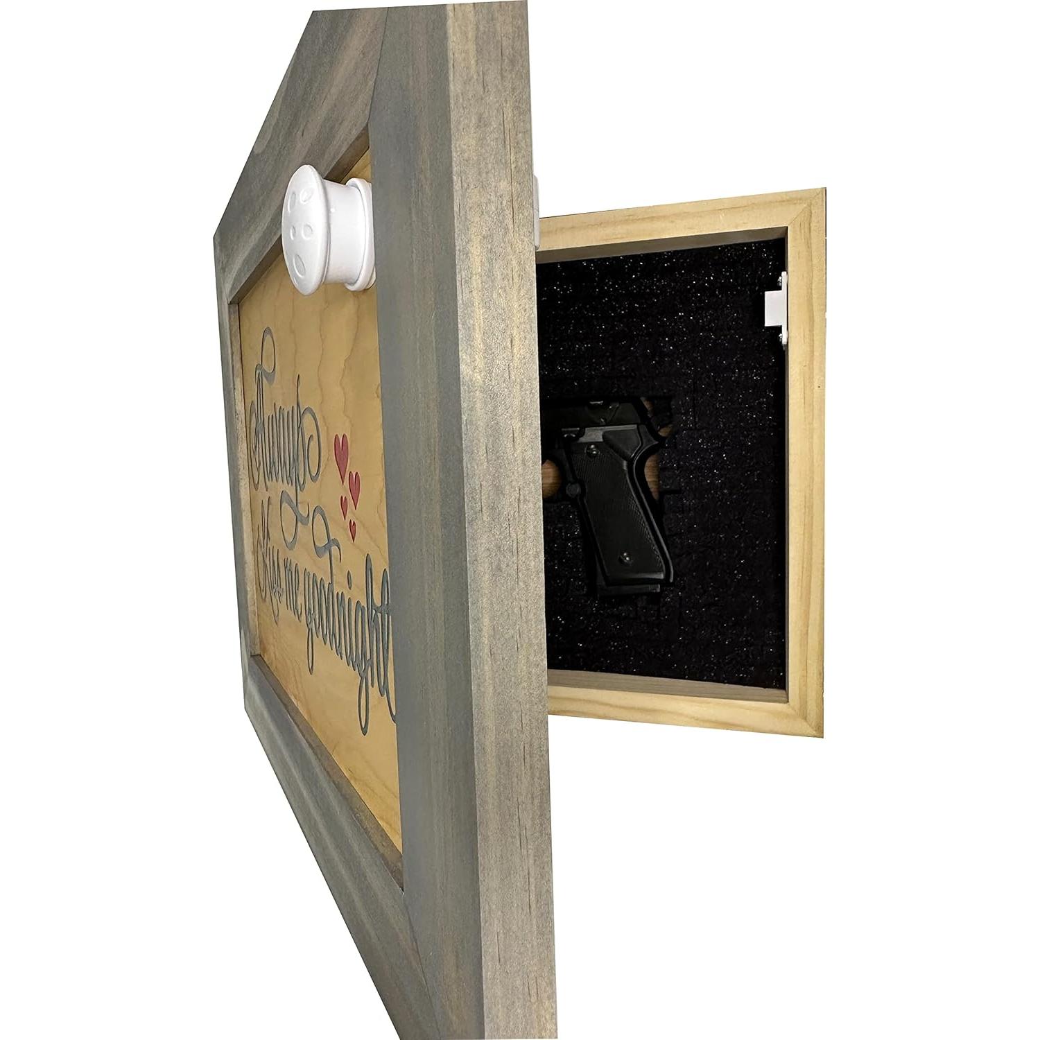 Armario Oculto para Armas Bellewood 39x33 cm Seguro Pared