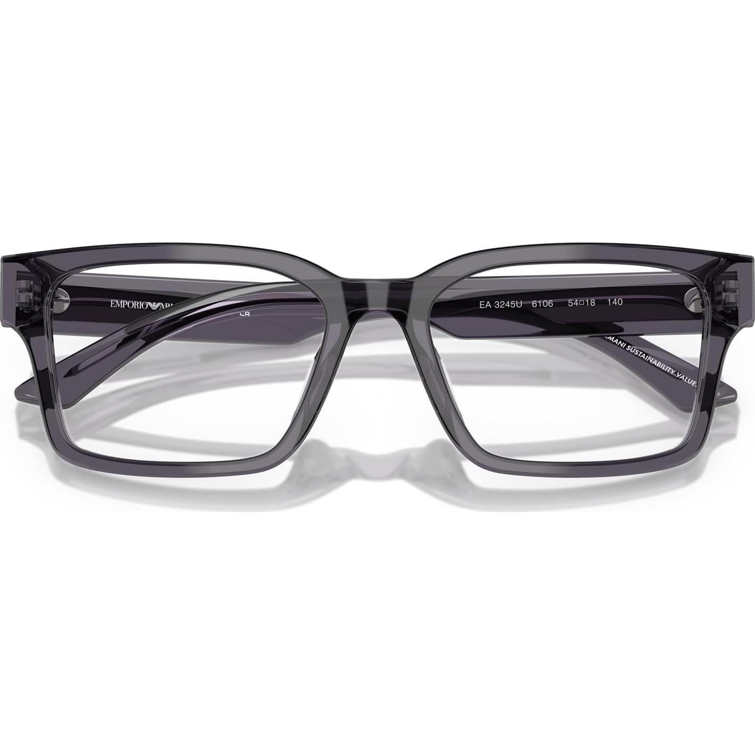 Gafas Recetadas Emporio Armani EA3245U Gris Transparente 52mm