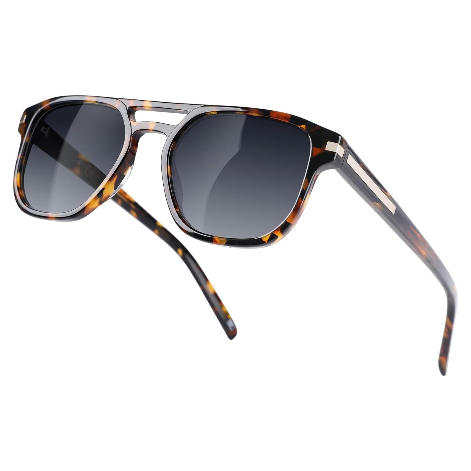 Gafas de sol polarizadas BIRCEN para hombres UV400 acetato