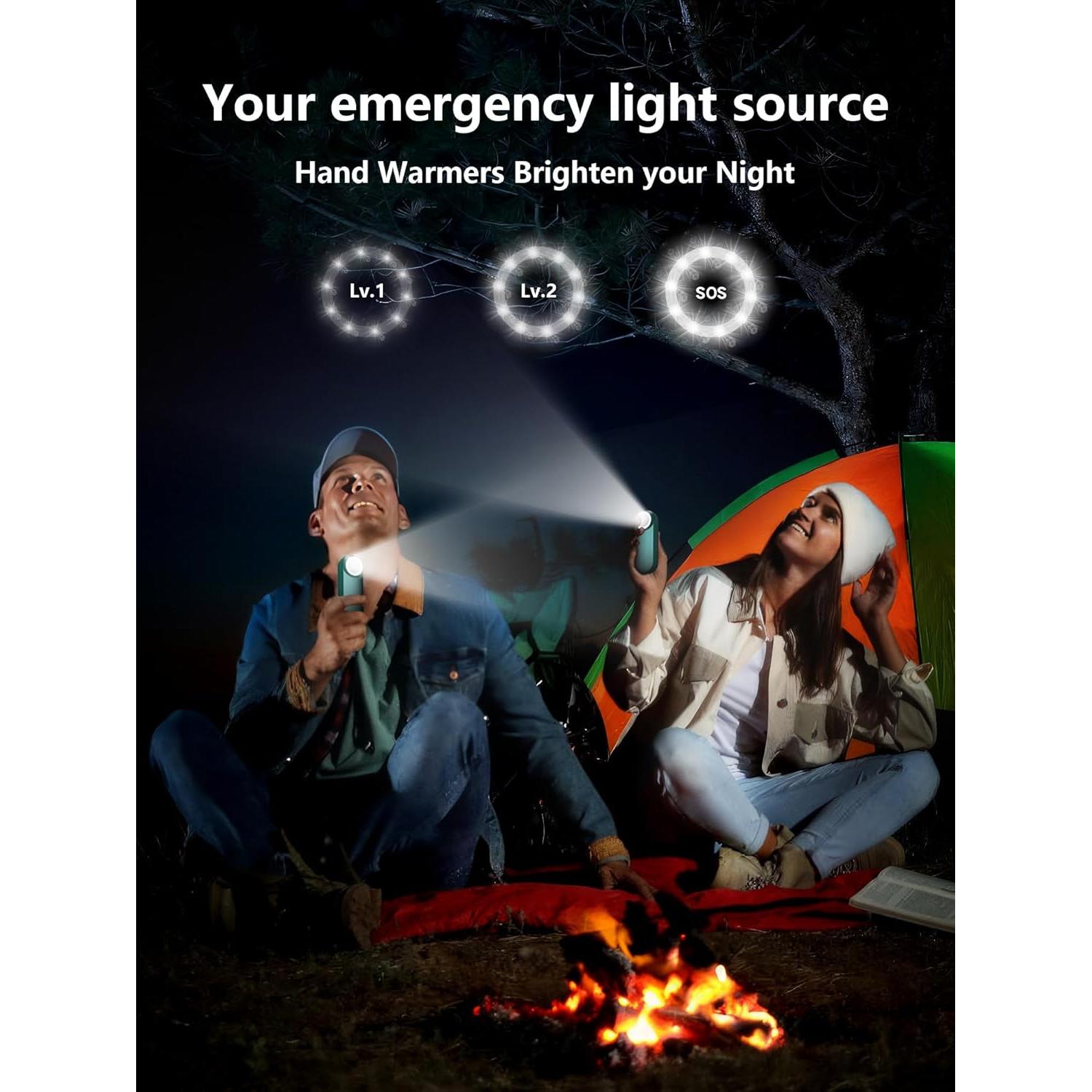 Calentadores de Manos Eléctricos Shirble 12000mAh 2 Paquete