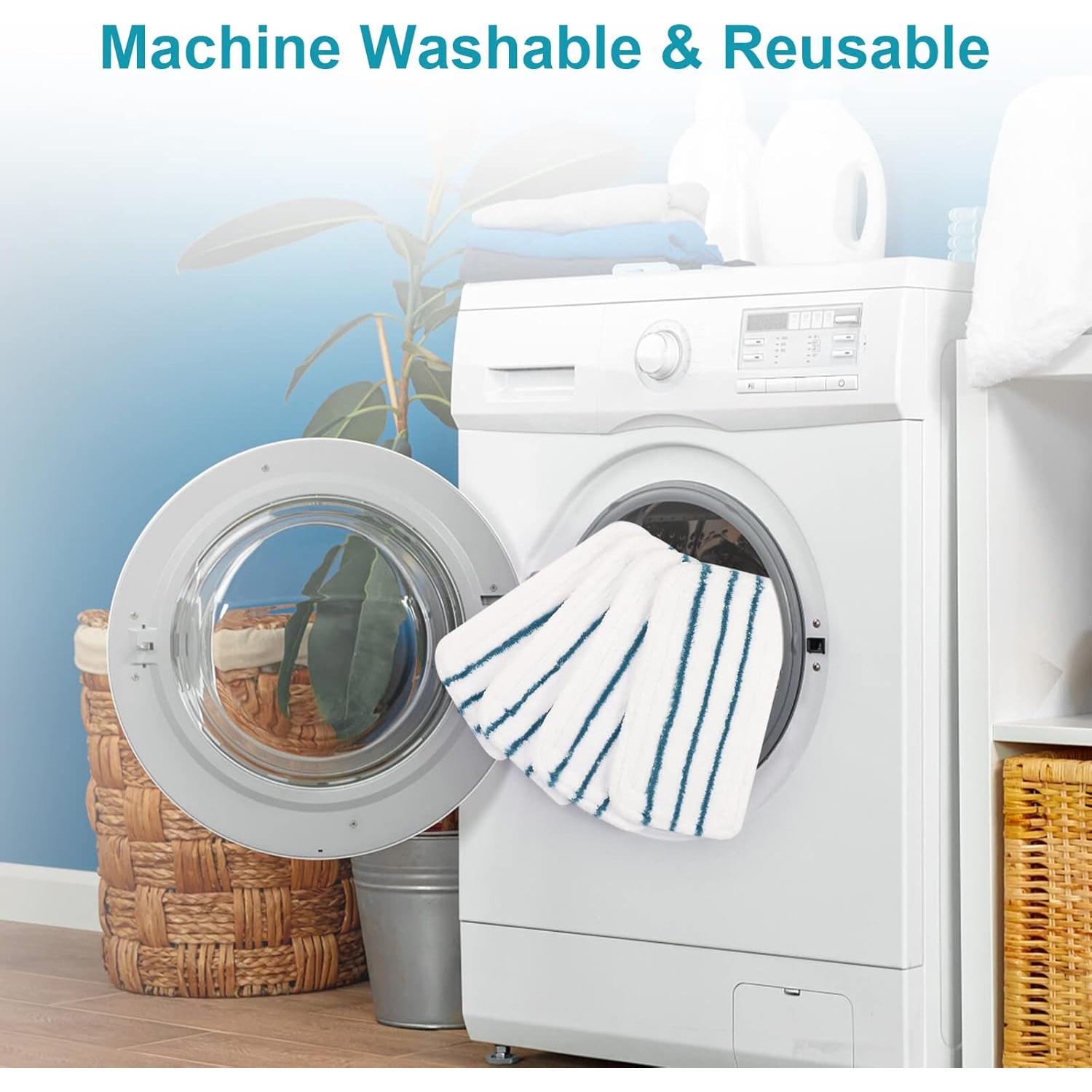 4 Almohadillas de Reemplazo Wisorder para Mopa Black+Decker SMP20