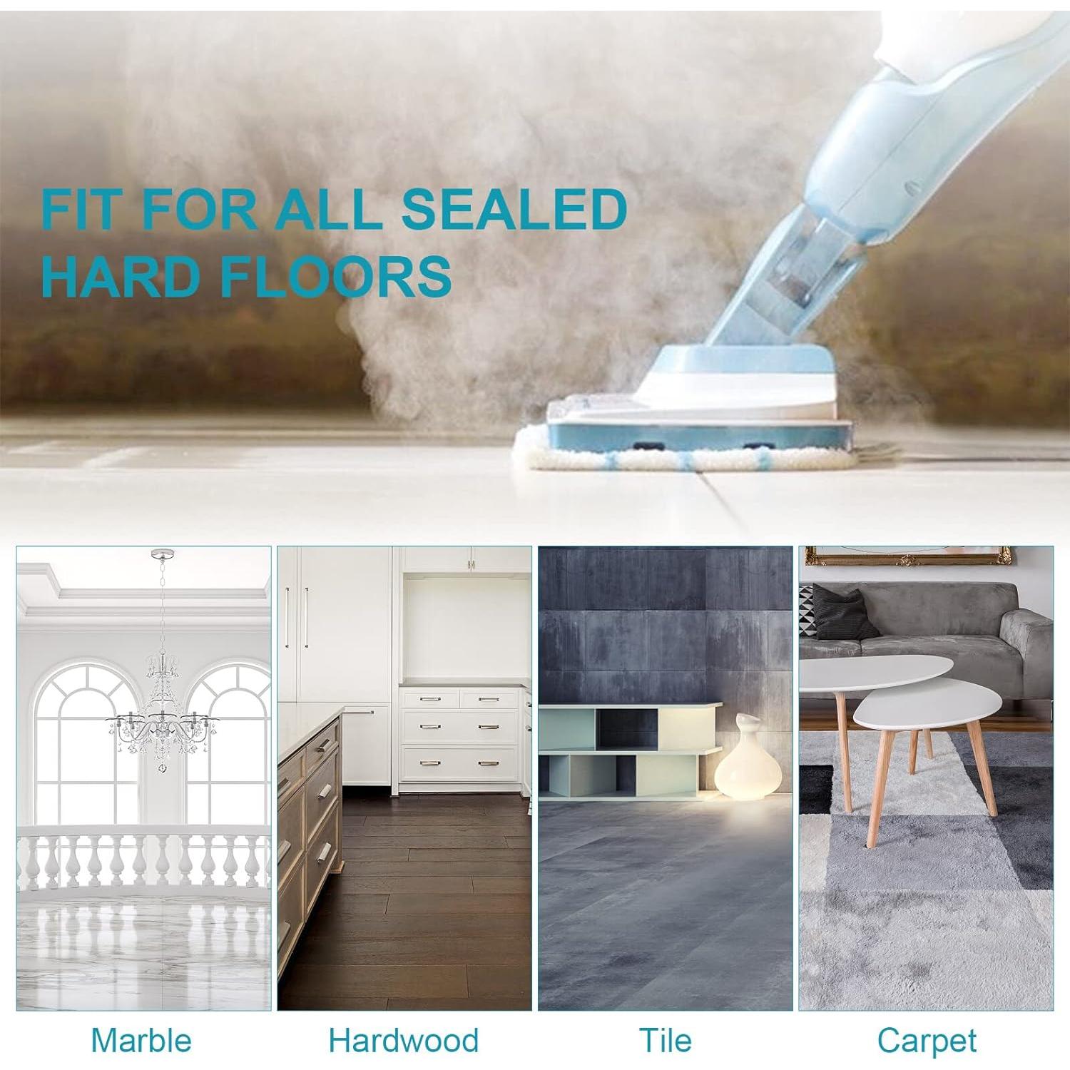 4 Almohadillas de Reemplazo Wisorder para Mopa Black+Decker SMP20