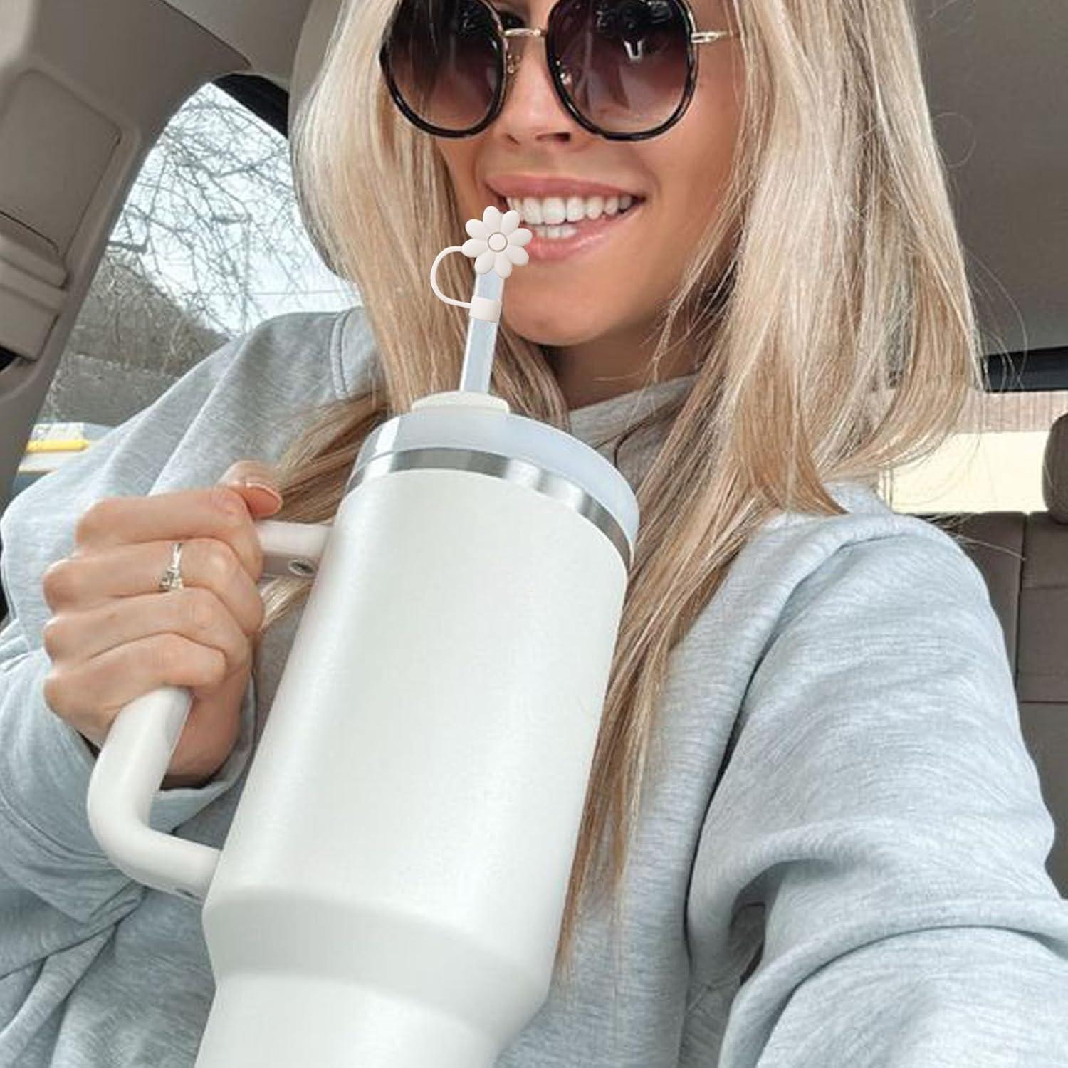 Cubiertas de Pajitas SEMATA para Tazas Stanley 30/40 Oz 4PCS