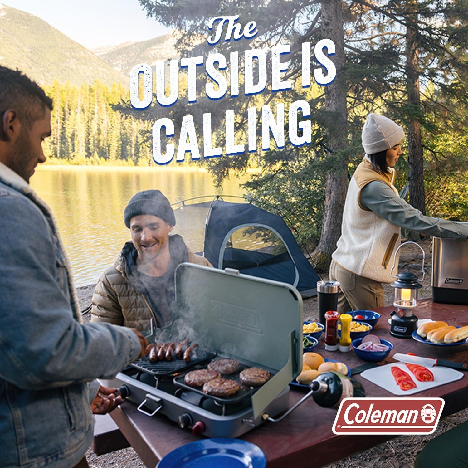 Linterna de Cera de Citronela Coleman 70+ Horas - Rojo