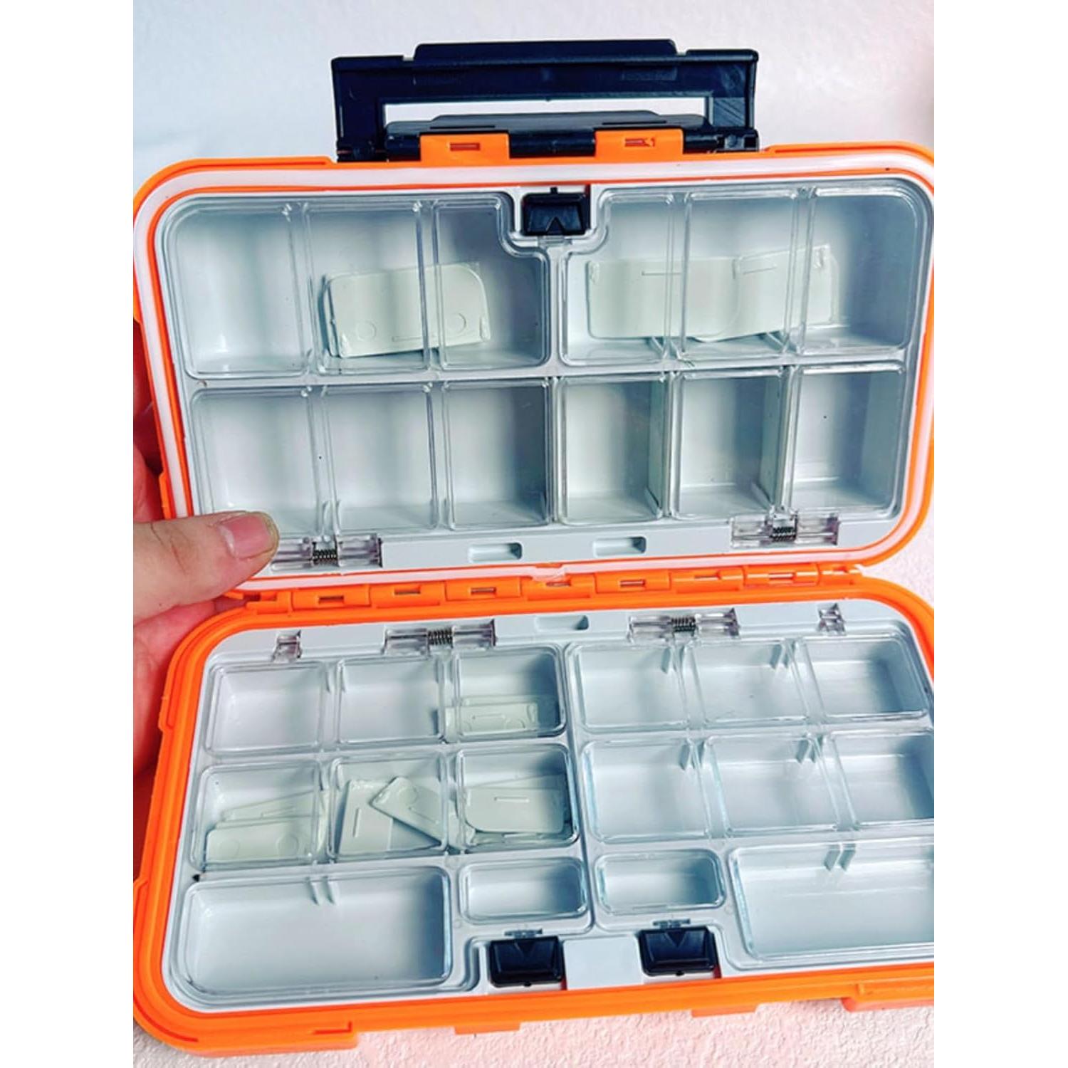 Caja de Cebo para Pesca KEESHINE Doble Cara 15 Divisores