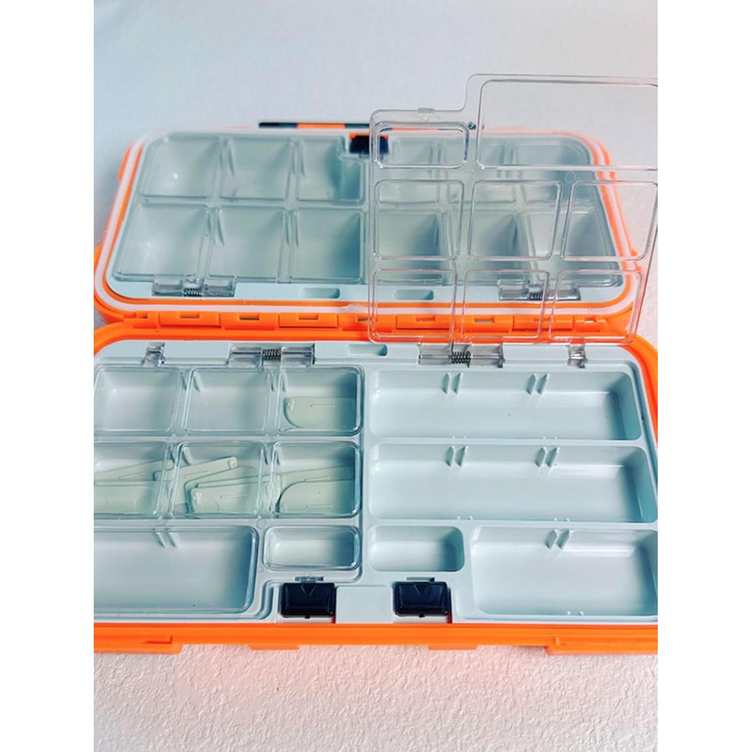 Caja de Cebo para Pesca KEESHINE Doble Cara 15 Divisores