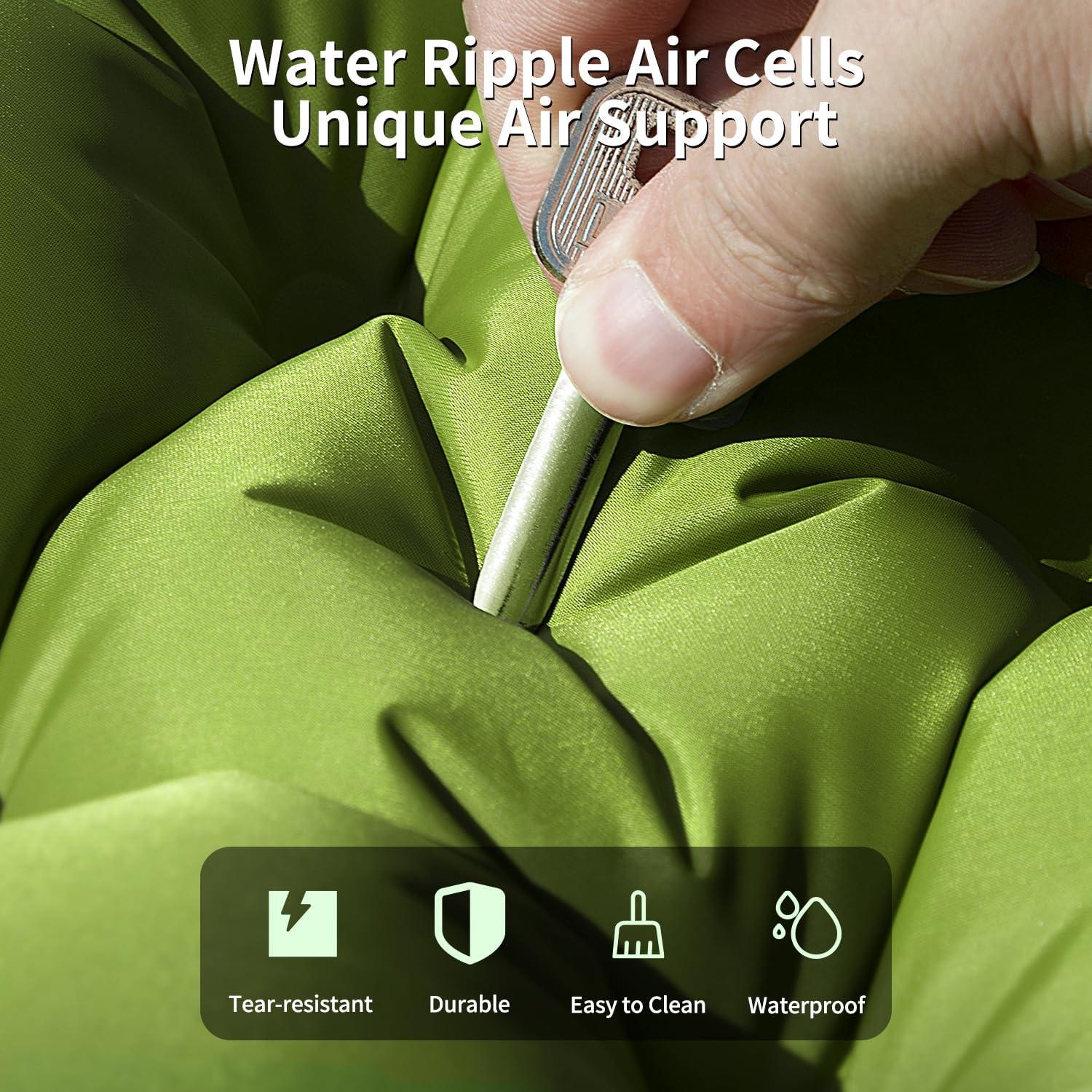 Colchón Inflable Yuzonc 4" Doble Autoinflable para Camping