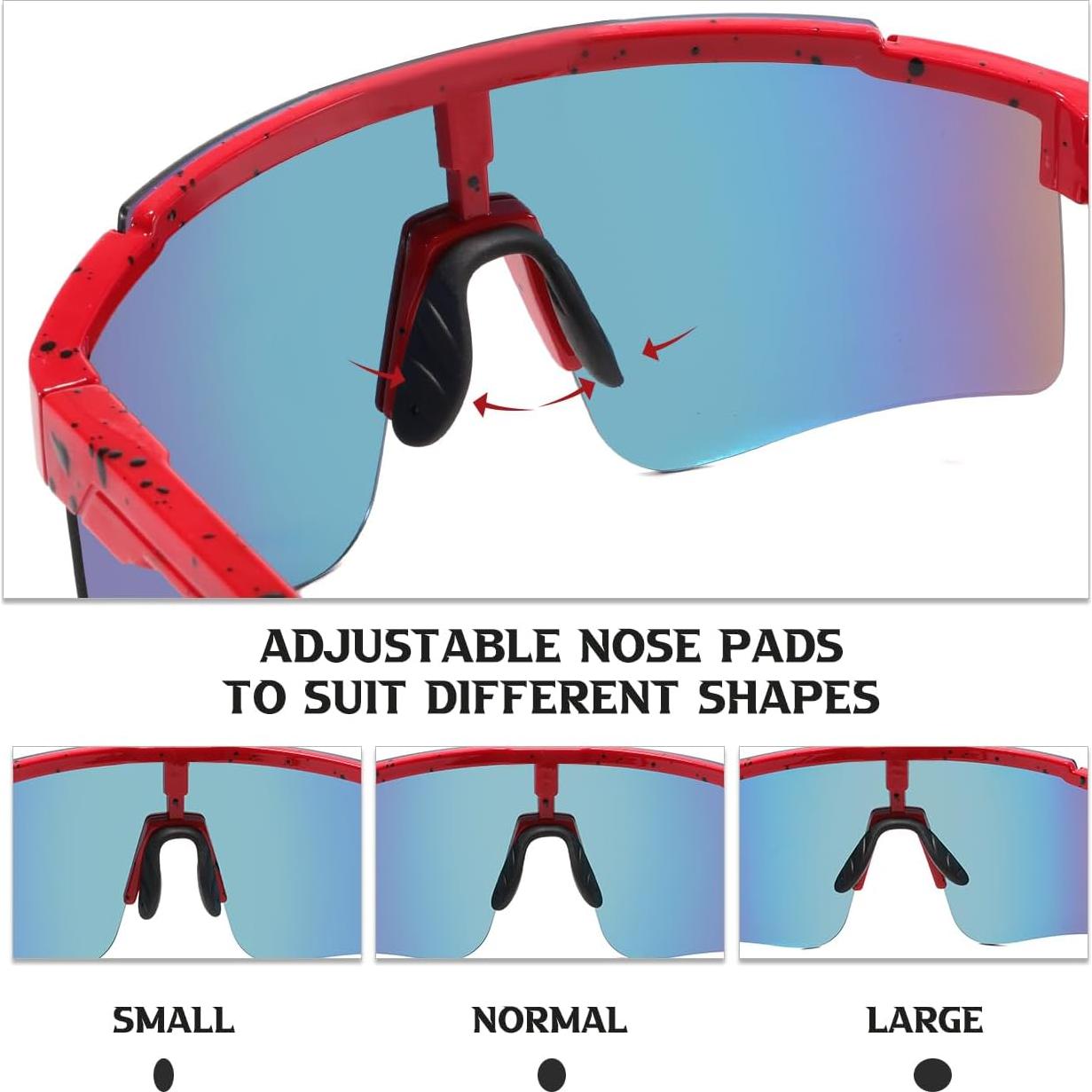 Gafas de sol NICBOOY deportivas UV400 para ciclismo y más