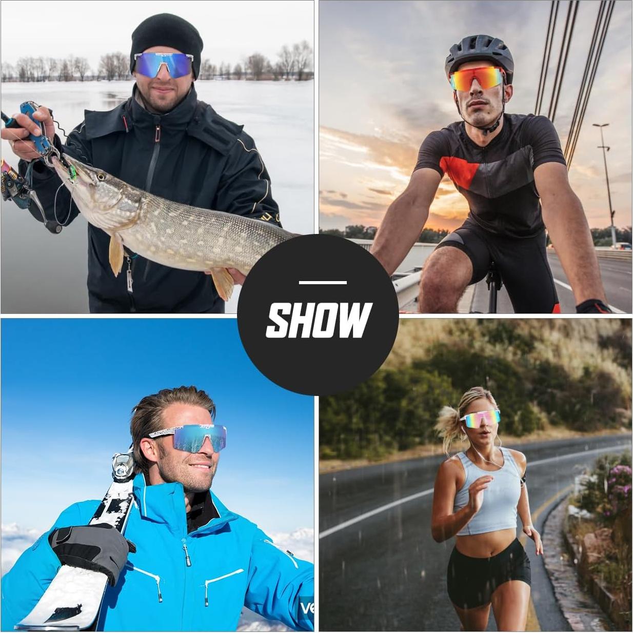 Gafas de sol NICBOOY deportivas UV400 para ciclismo