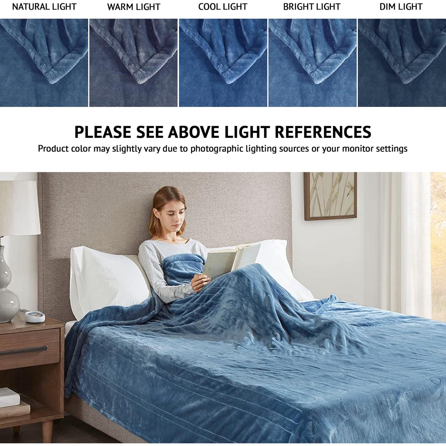 Manta Eléctrica Beautyrest Reina Microfibra Calentada