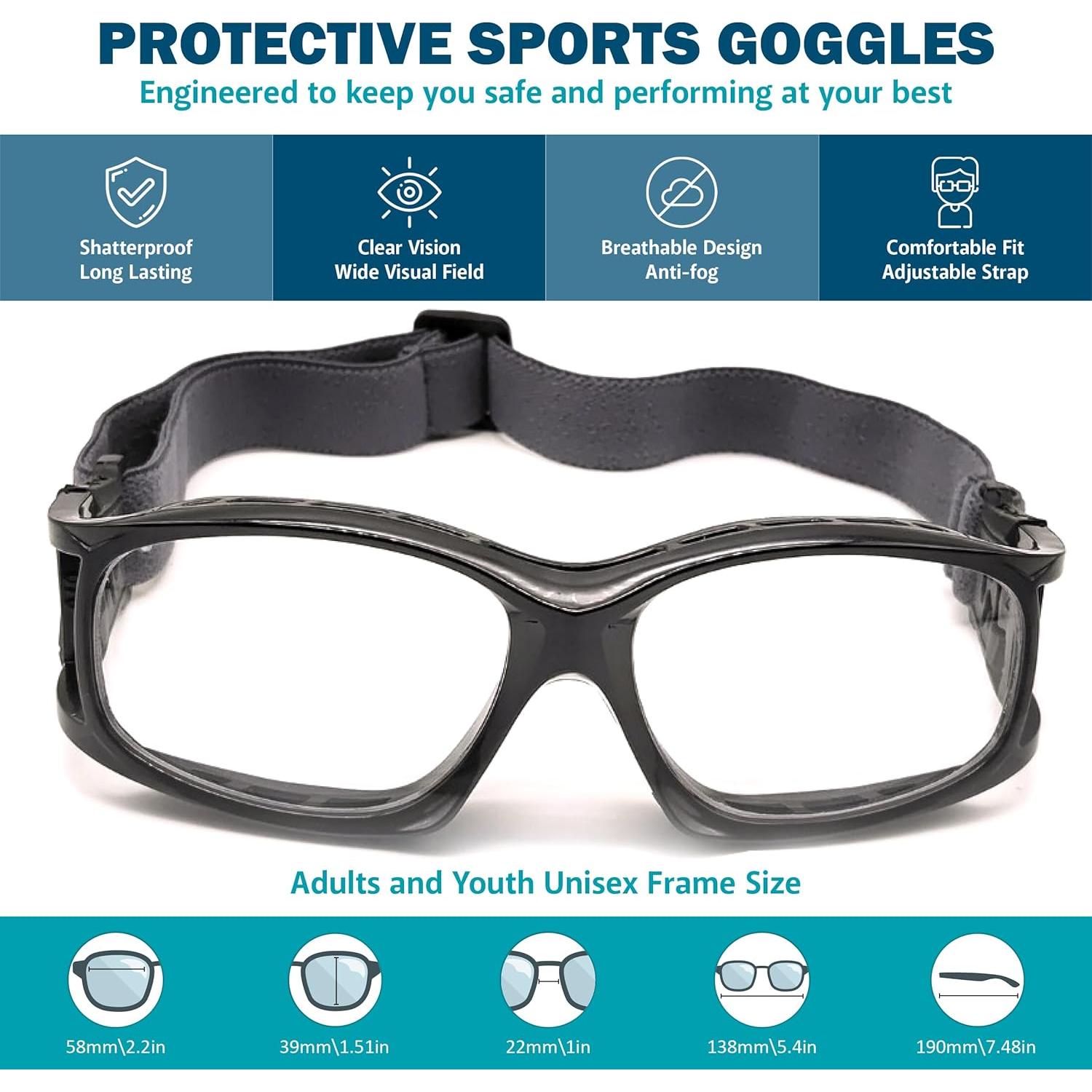 Gafas de seguridad Blue Cut unisex antiempañante para deportes