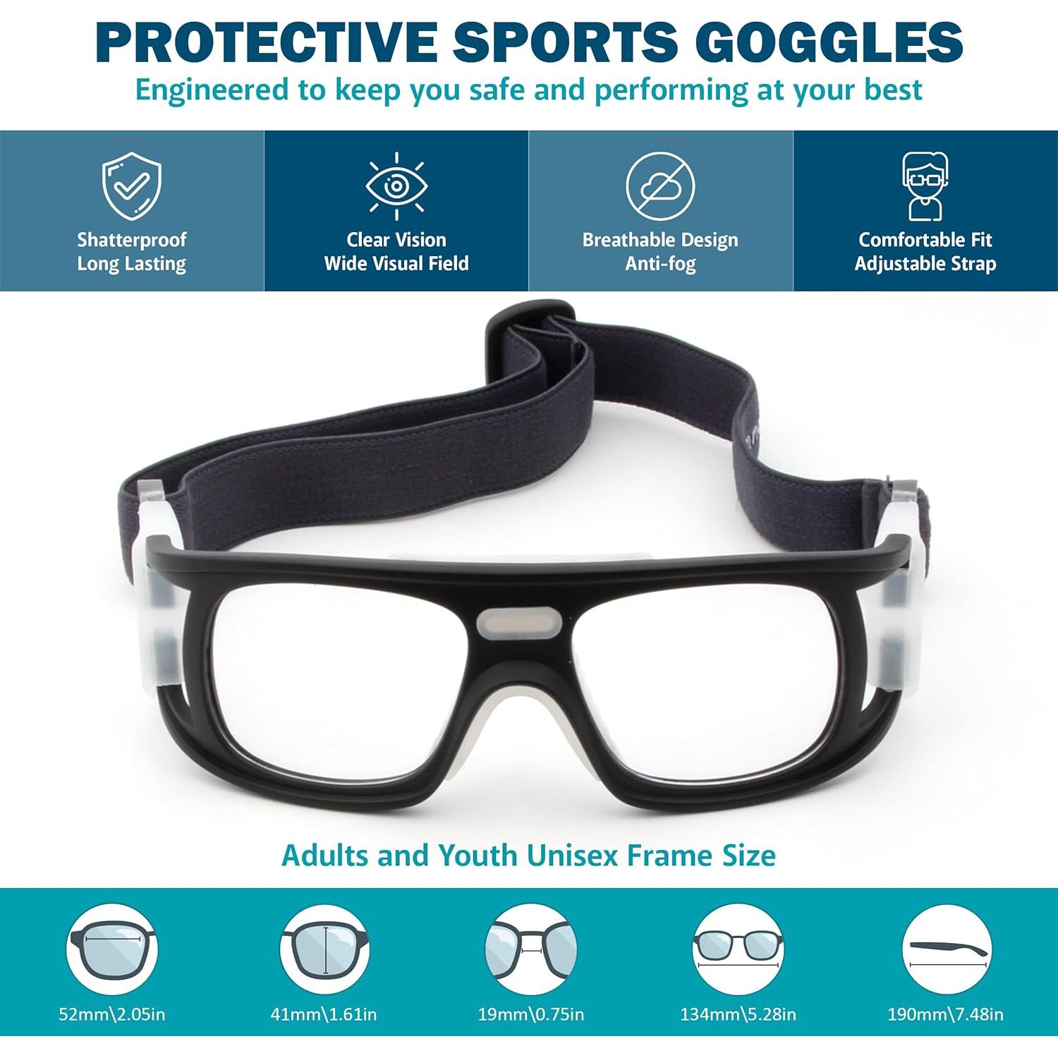 Gafas de seguridad Blue Cut unisex antiempañante para deportes