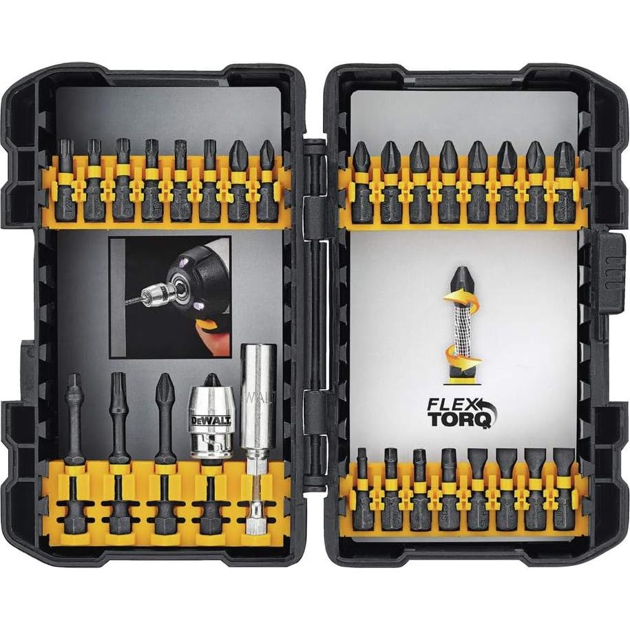Juego de Puntas y Brocas DEWALT DWA2FTS100, 100 Piezas