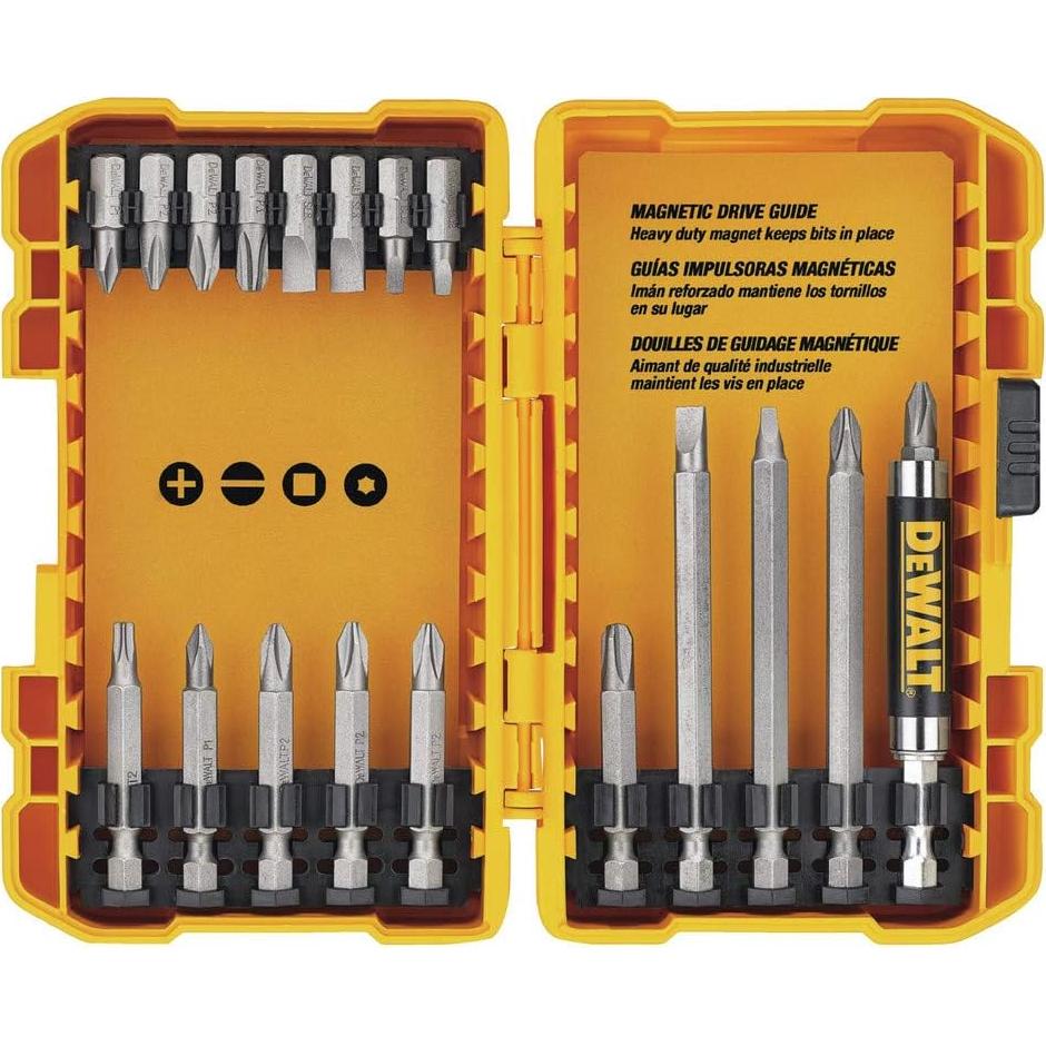 Juego de Puntas y Brocas DEWALT DWA2FTS100, 100 Piezas