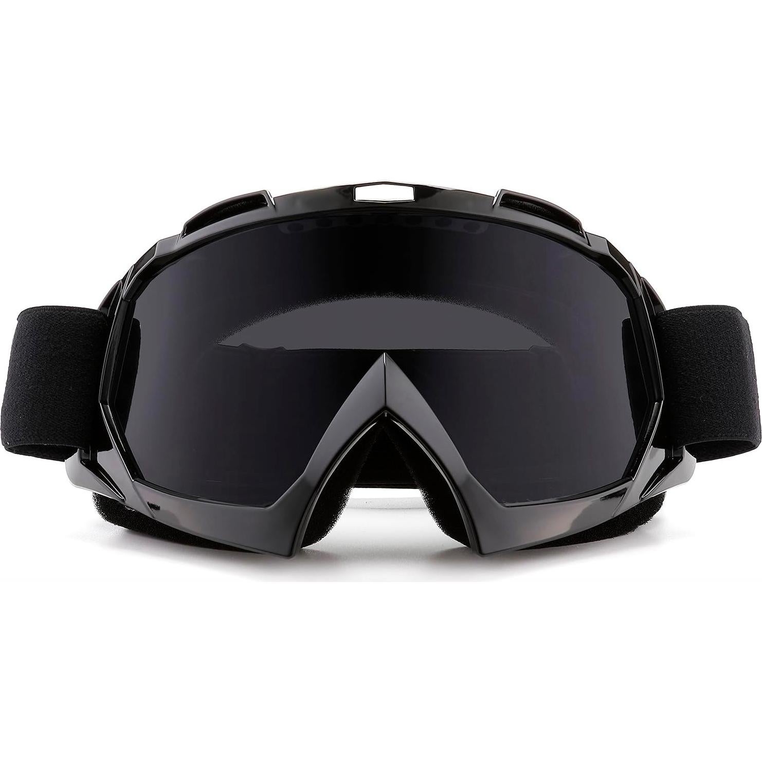 Gafas de Motocross FMY UV400 para Adultos - Negro-Gris