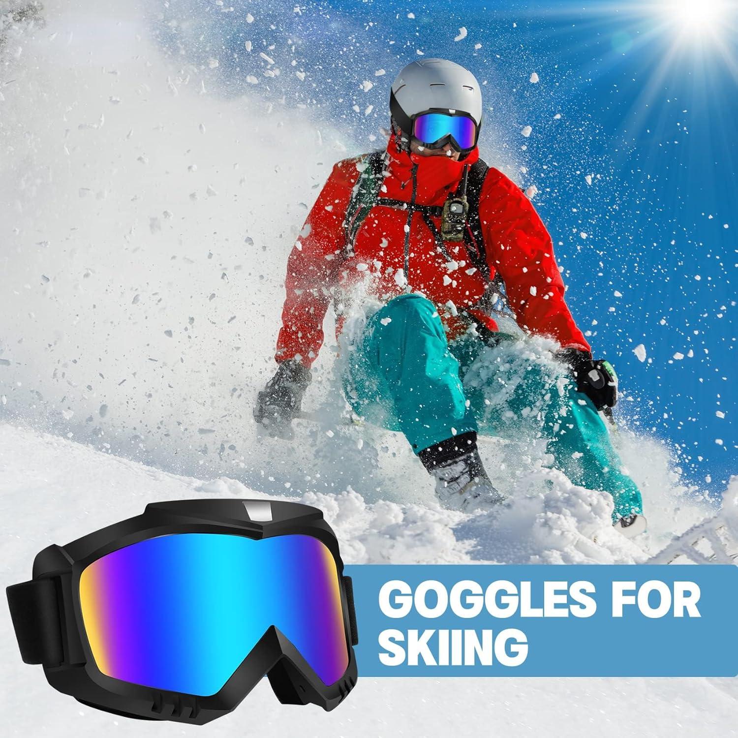 Gafas de Moto Lievermo 2 Pack - Protección UV, Ajustables