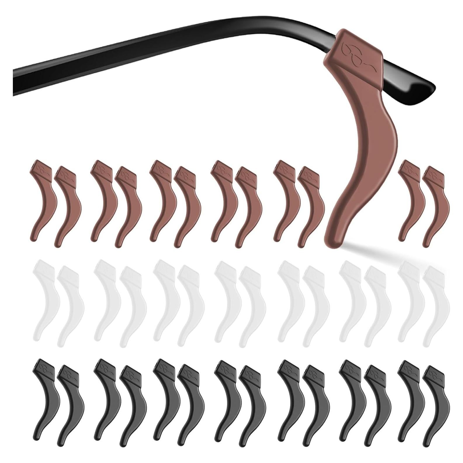 20 Pares Sujetadores Gafas Silicona TUOPUSIDA Antideslizantes