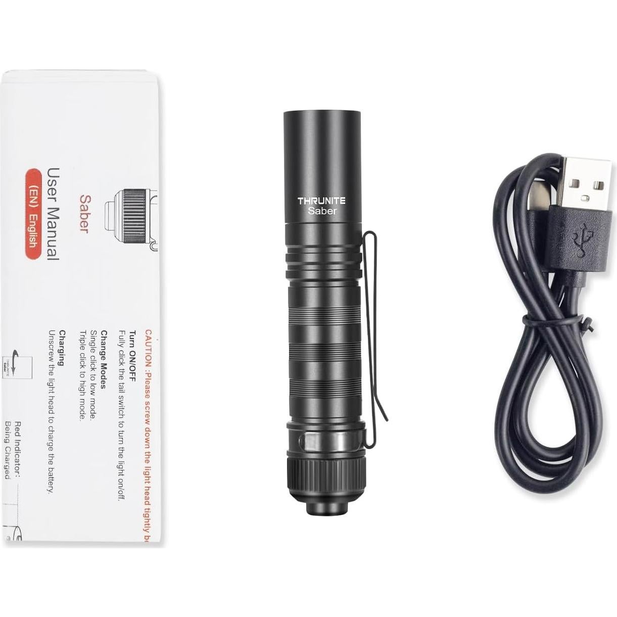 Linterna EDC ThruNite 659 Lúmenes Recargable Mini 9.62 cm