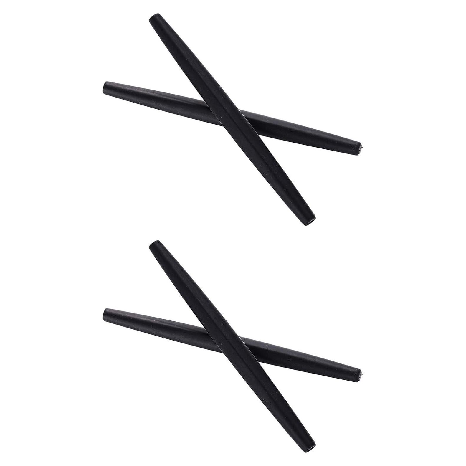 Calcetines de Templo NicelyFit para Gafas Oakley - 2 Pares Negros