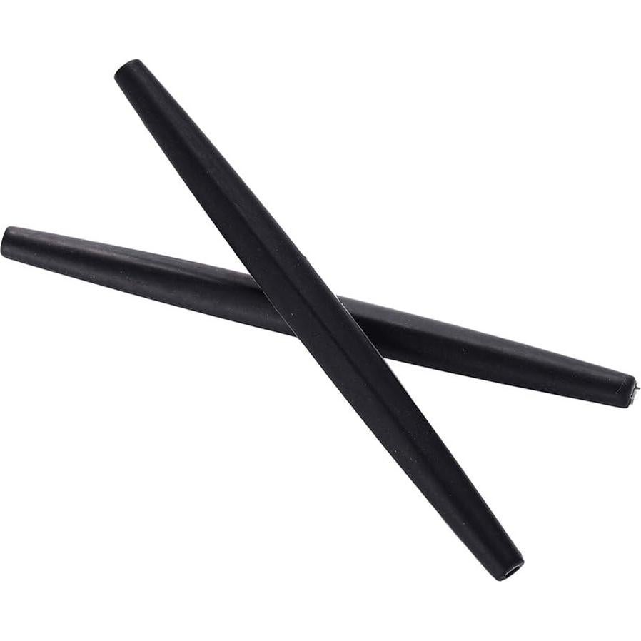 Calcetines de Templo NicelyFit para Gafas Oakley - 2 Pares Negros