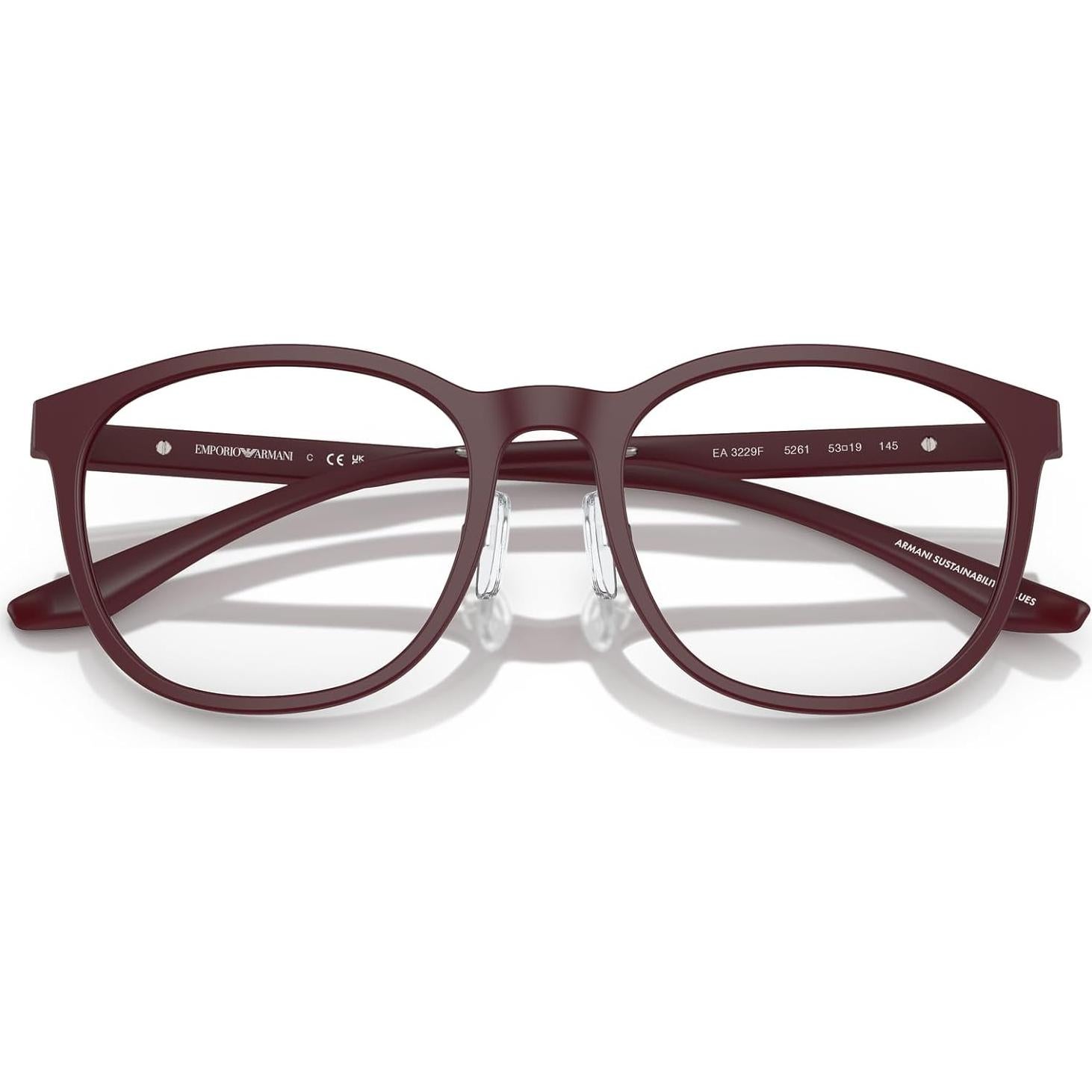 Gafas de Prescripción Emporio Armani EA3229F Burdeos Mate