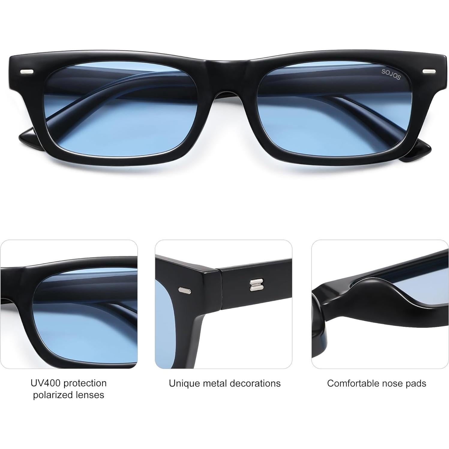 Gafas de sol polarizadas SOJOS SJ2379 unisex retro UV400