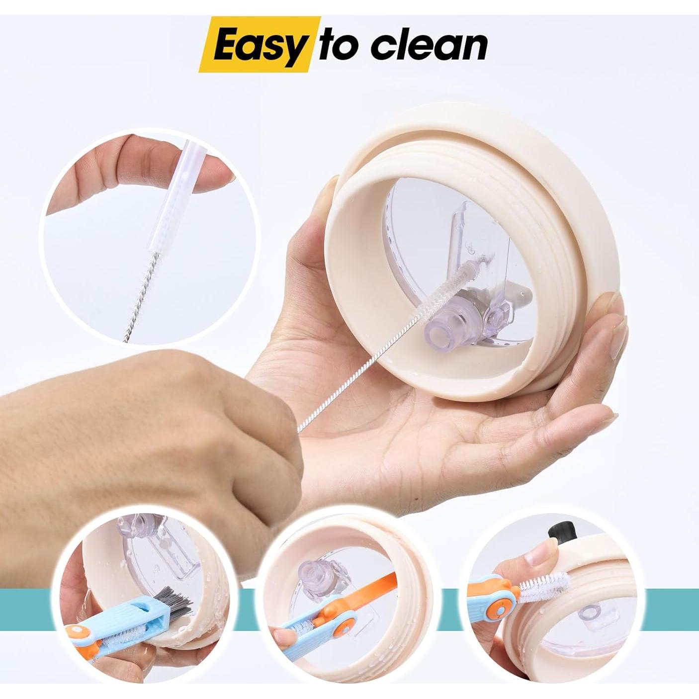 Tapa de Silicona Flip para Stanley Quencher 40 oz - Crema