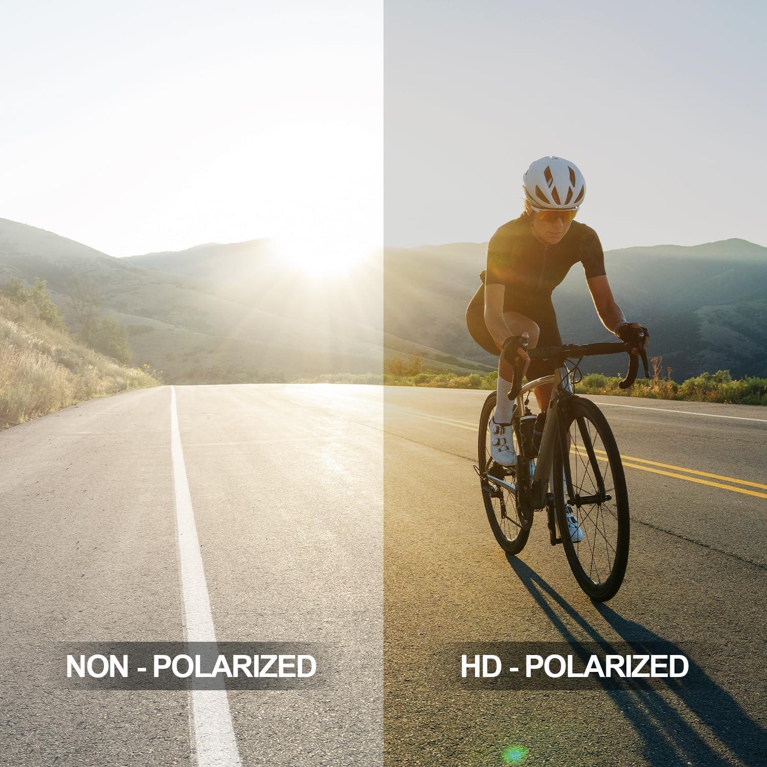 Gafas de Sol Polarizadas DEAFRAIN TR90 para Deportes