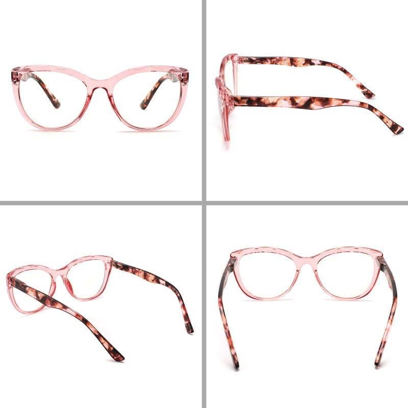 Paquete de 4 Gafas de Lectura Yuluki +1.0 Luz Azul UV400