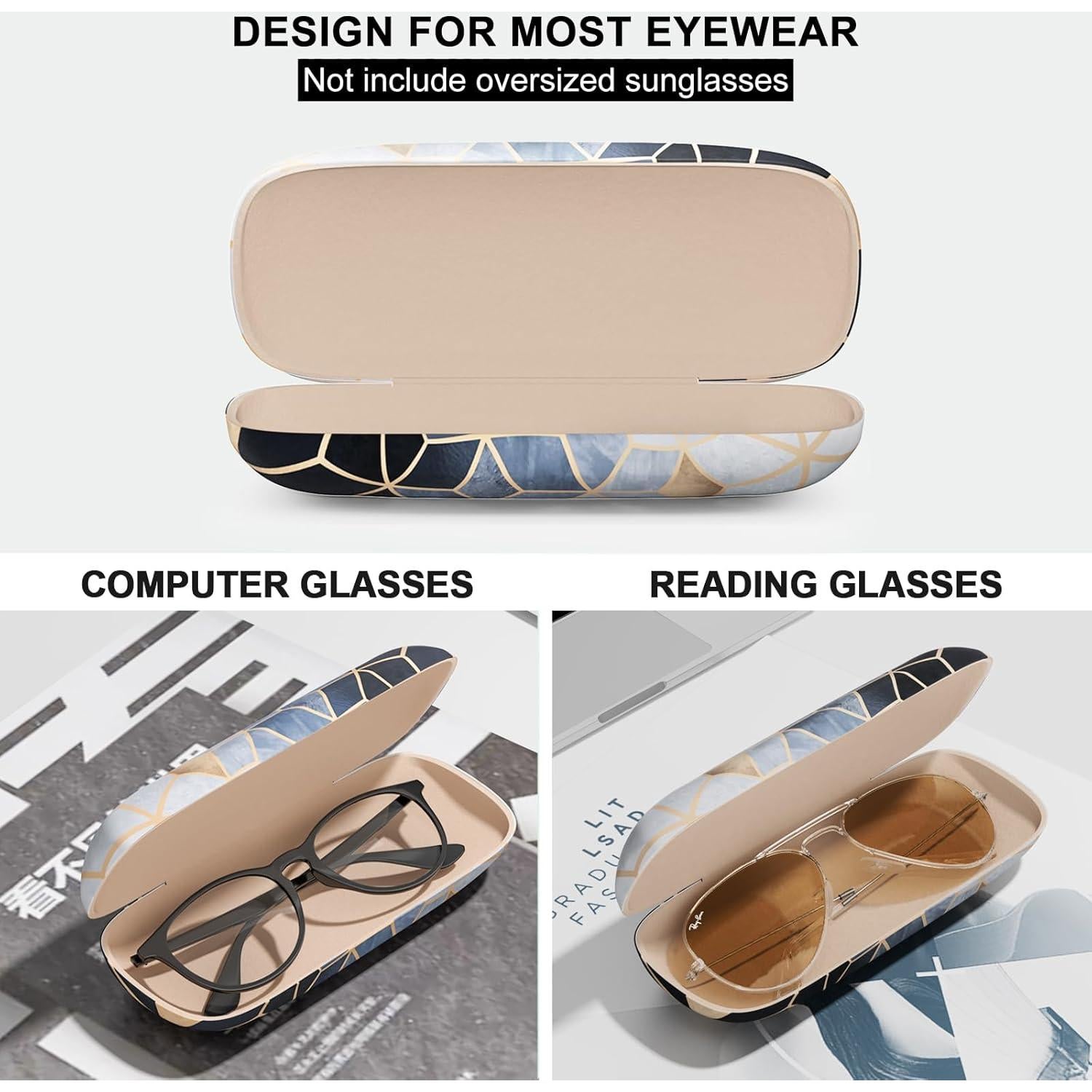 Estuche Duro para Gafas Geometría Artística Unisex