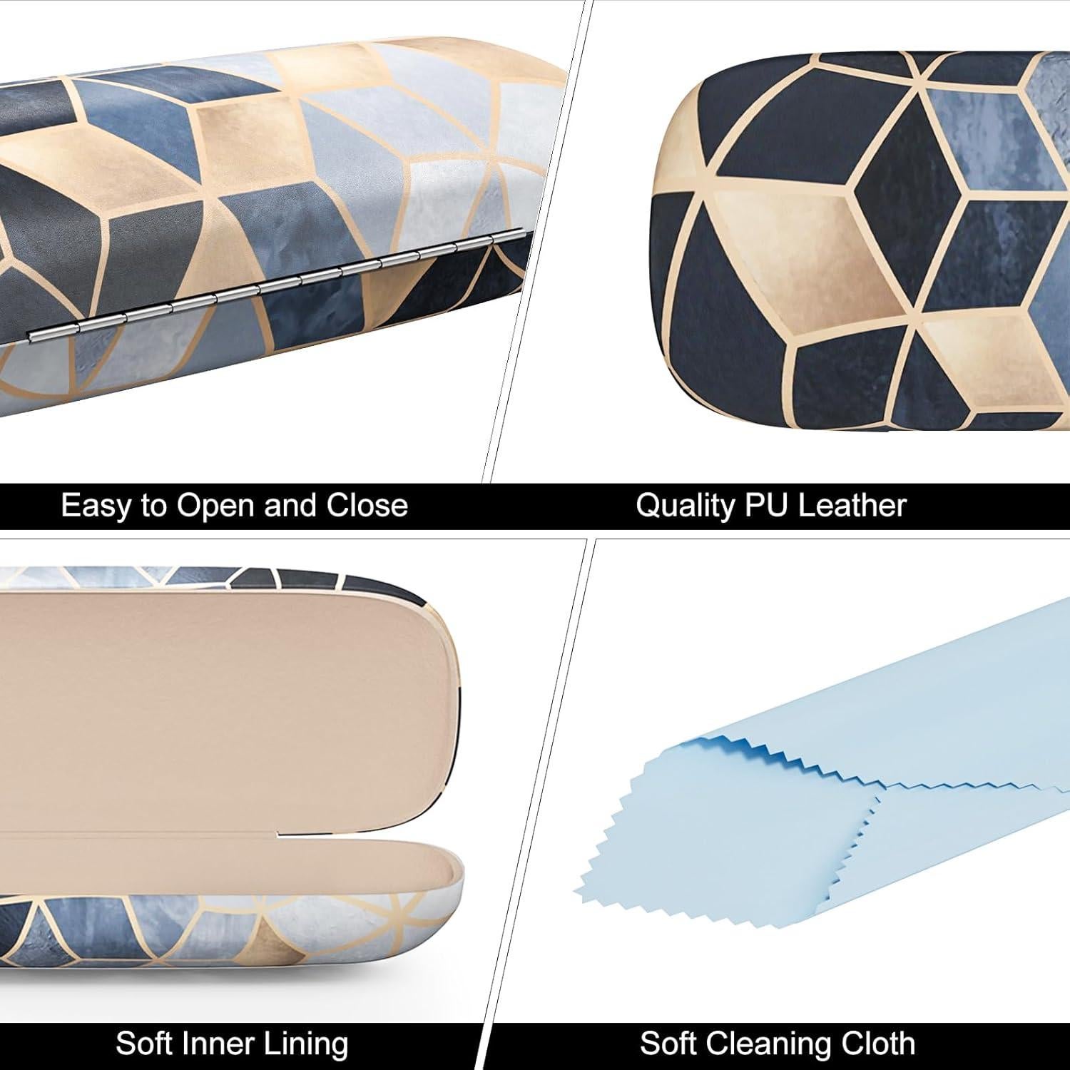 Estuche Duro para Gafas Geometría Artística Unisex