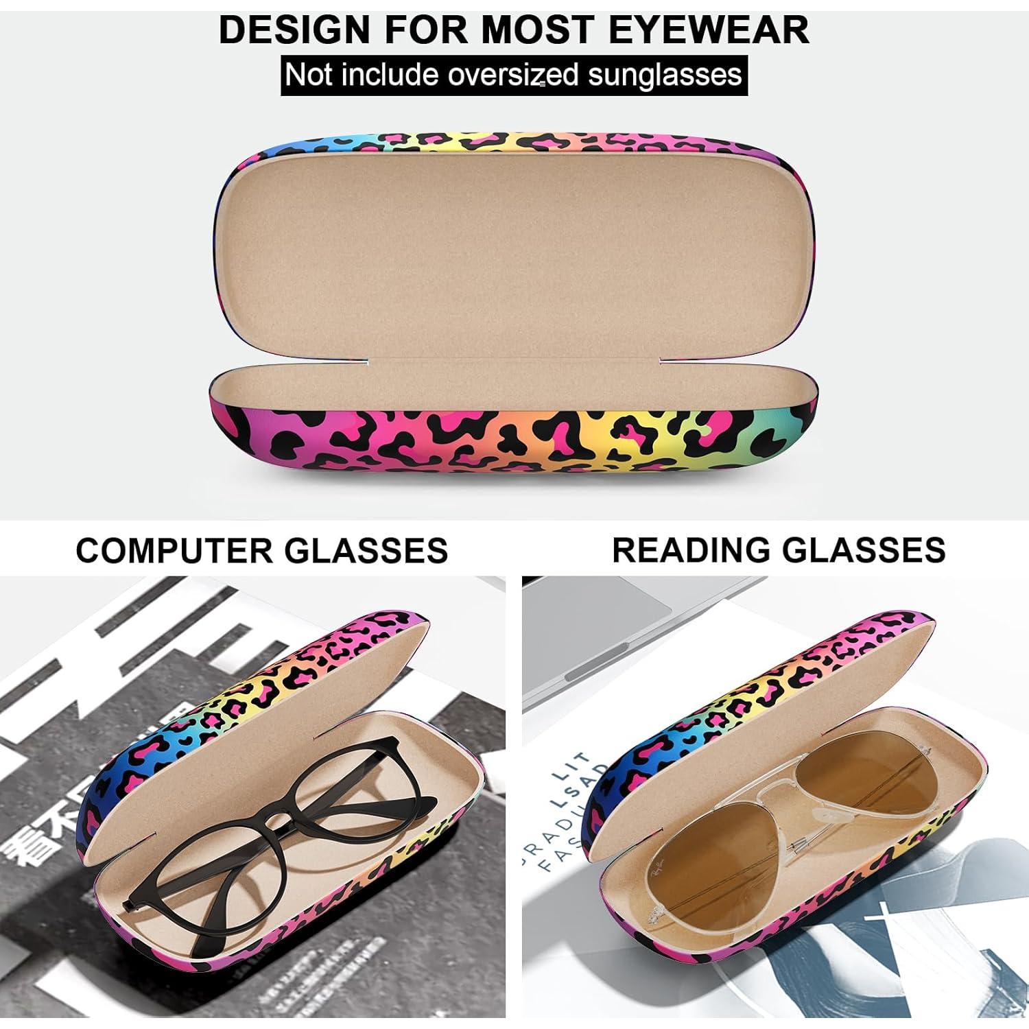 Estuche Duro para Gafas Leopardo Colorido - Universal