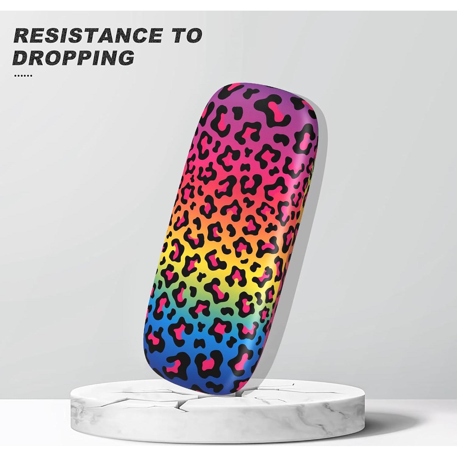 Estuche Duro para Gafas Leopardo Colorido - Universal