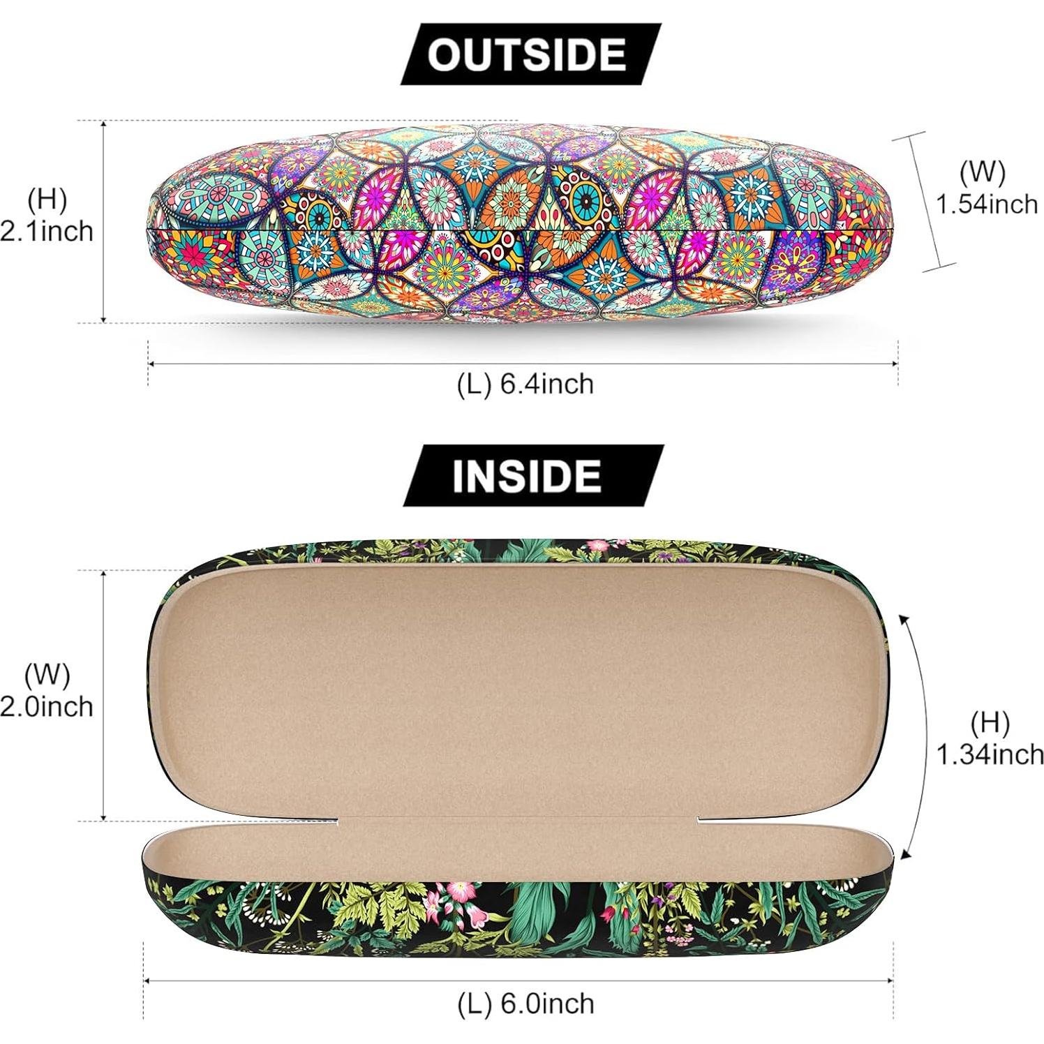 Estuche Duro para Gafas Unisex con Paño de Limpieza