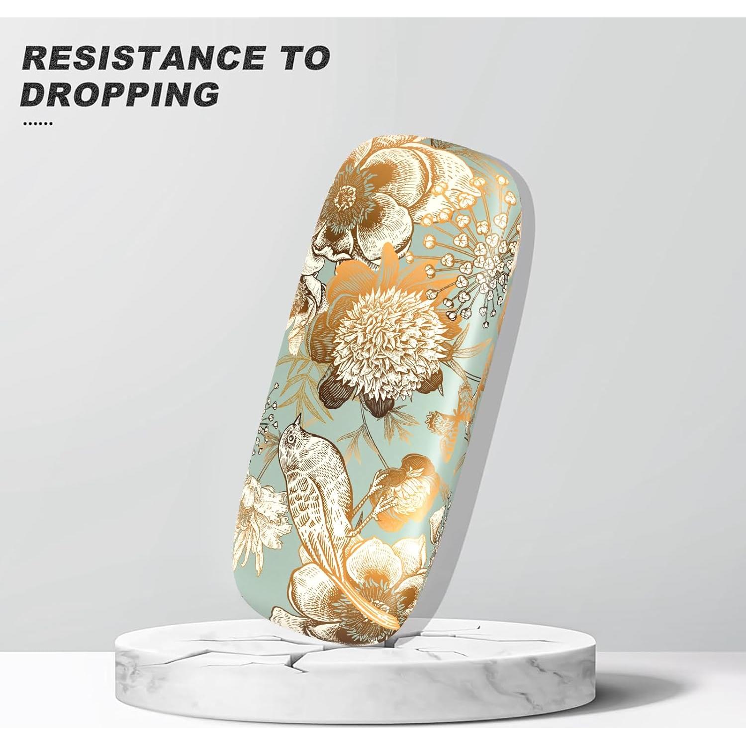 Estuche Duro para Gafas Unisex con Paño de Limpieza