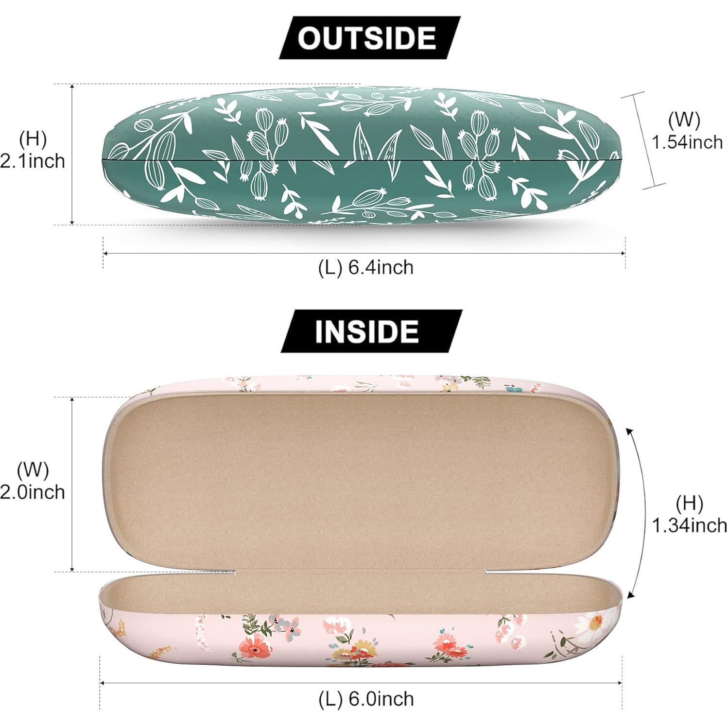 Estuche Duro para Gafas - Unisex - 16.26x5.33 cm - 3 Colores