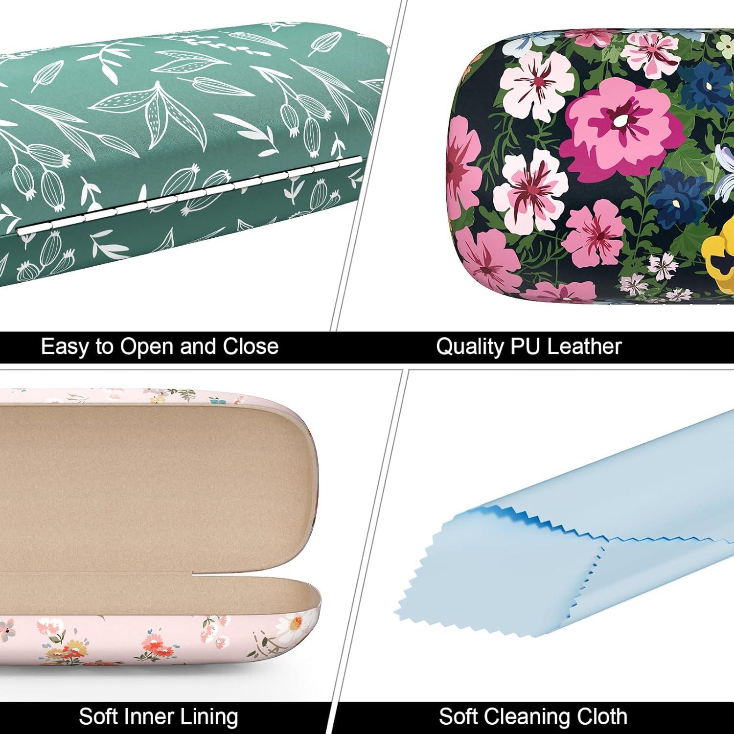 Estuche Duro para Gafas - Unisex - 16.26x5.33 cm - 3 Colores