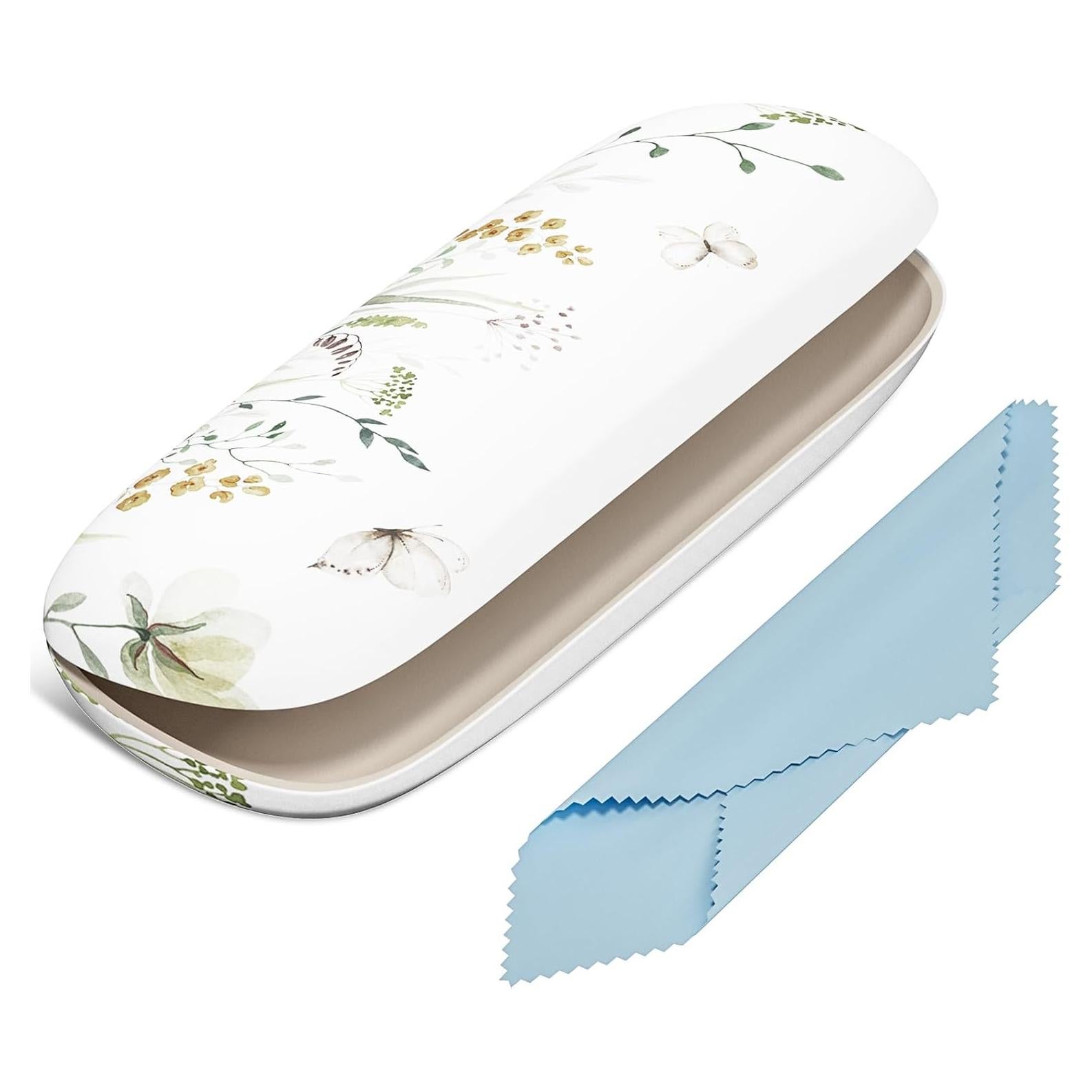 Estuche Duro para Gafas Mariposa Floreciente Unisex