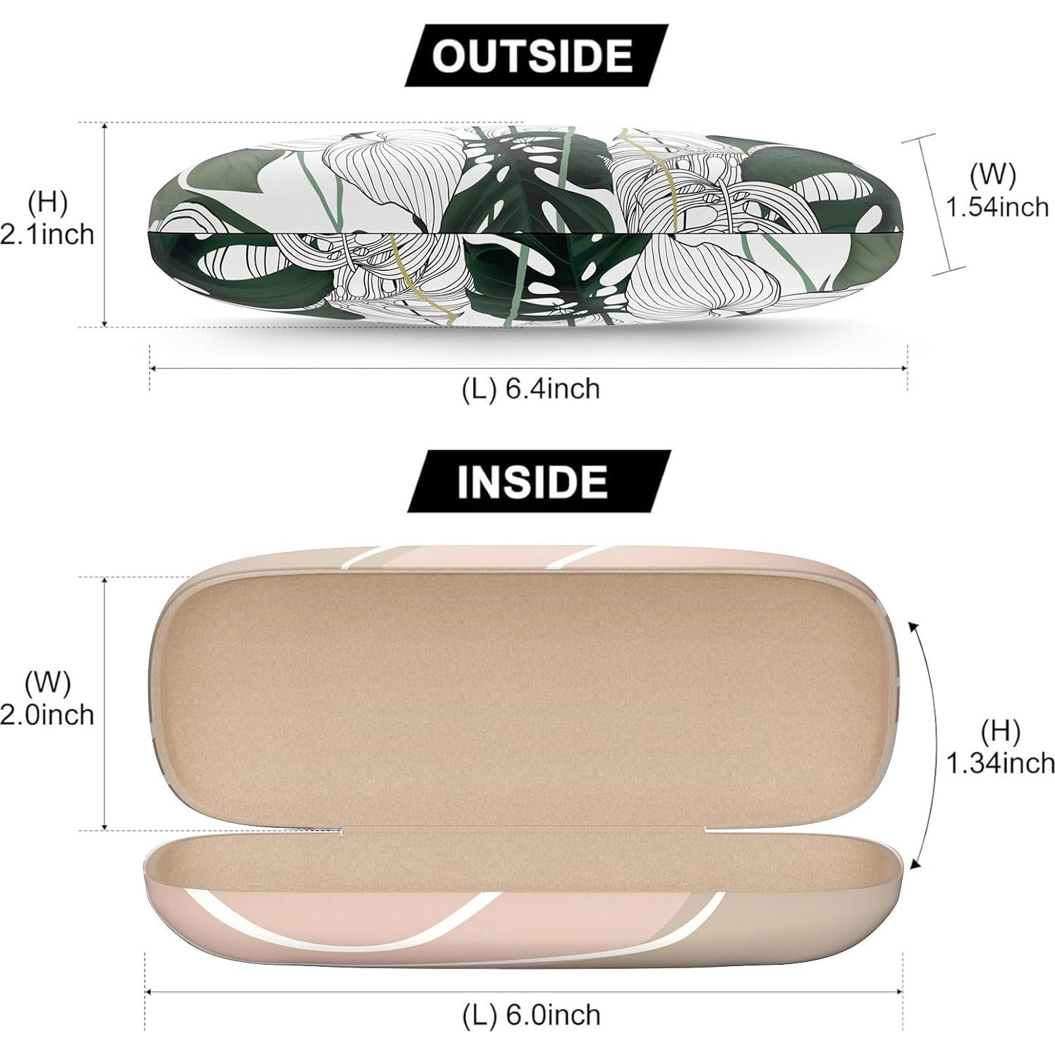 Estuche Duro para Gafas - Unisex - 16.26x5.33 cm - 3 Pack