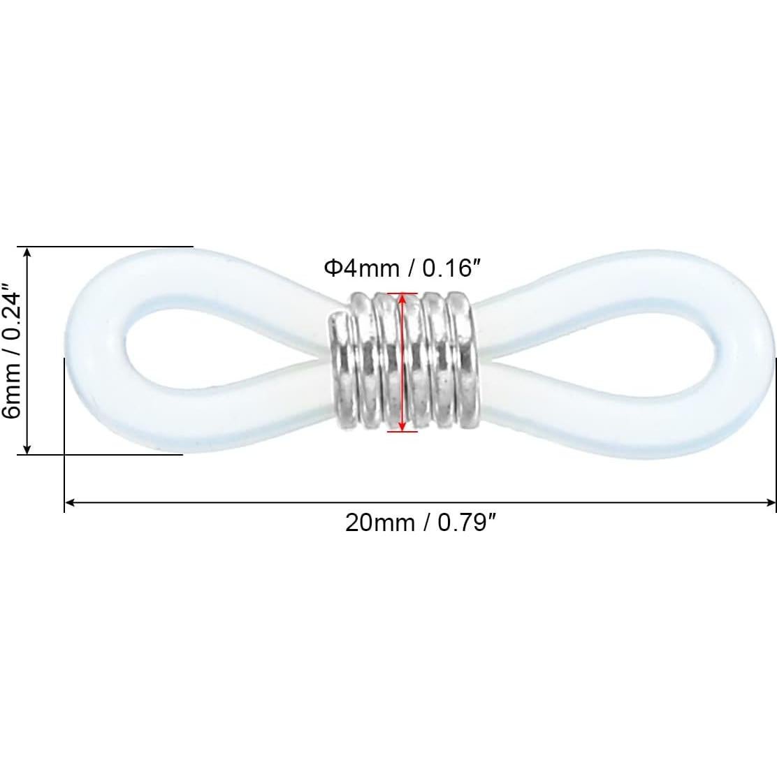 Conector de Cadena para Gafas PATIKIL Ajustable de Silicona