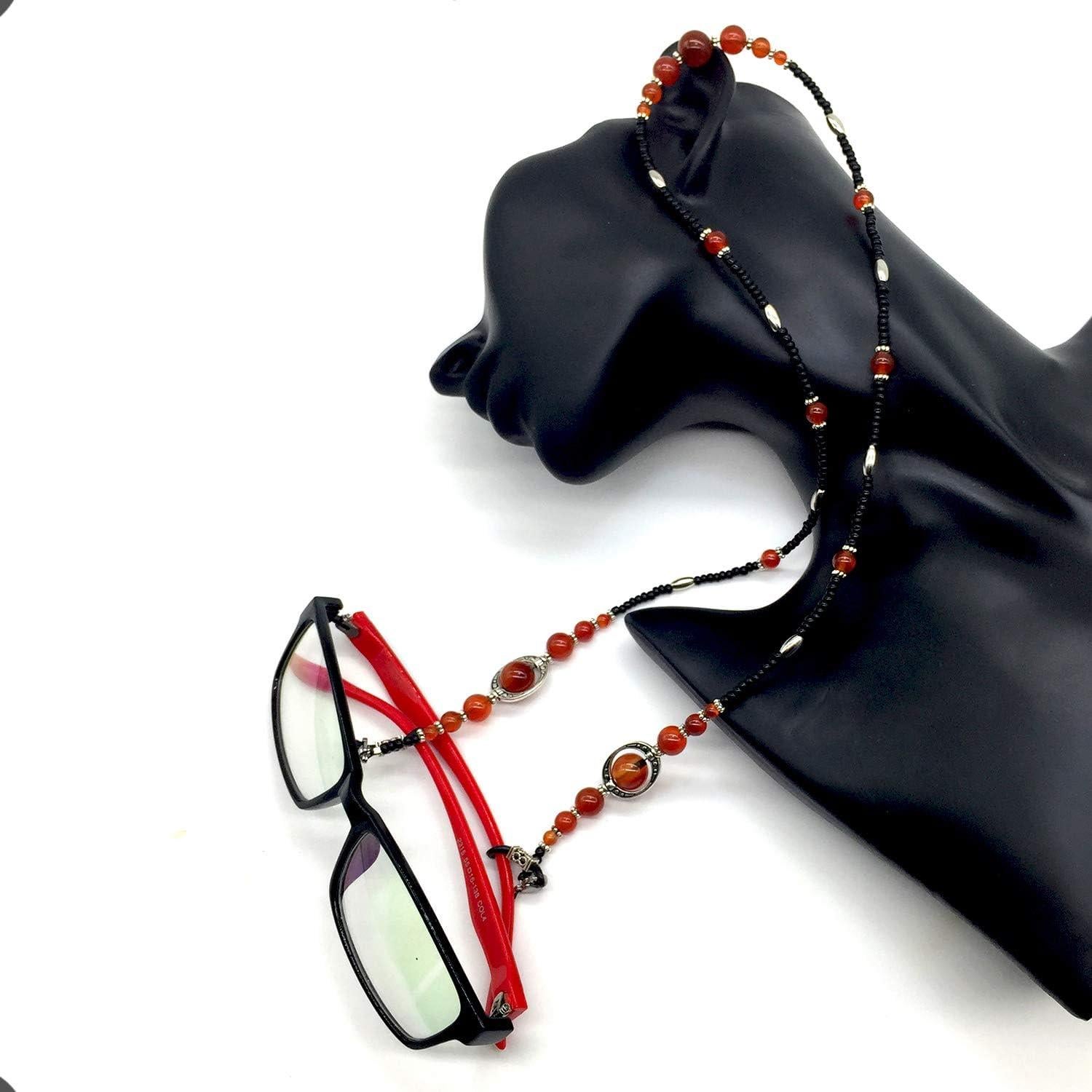 Cadena para Gafas ALBATROSART Cuentas de Piedra Natural