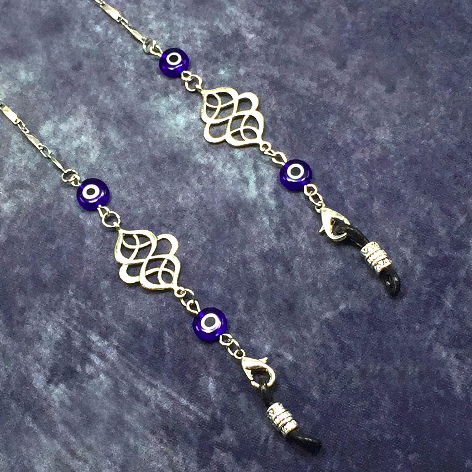 Cadena para Gafas ALBATROSART con Cuentas de Piedra Natural