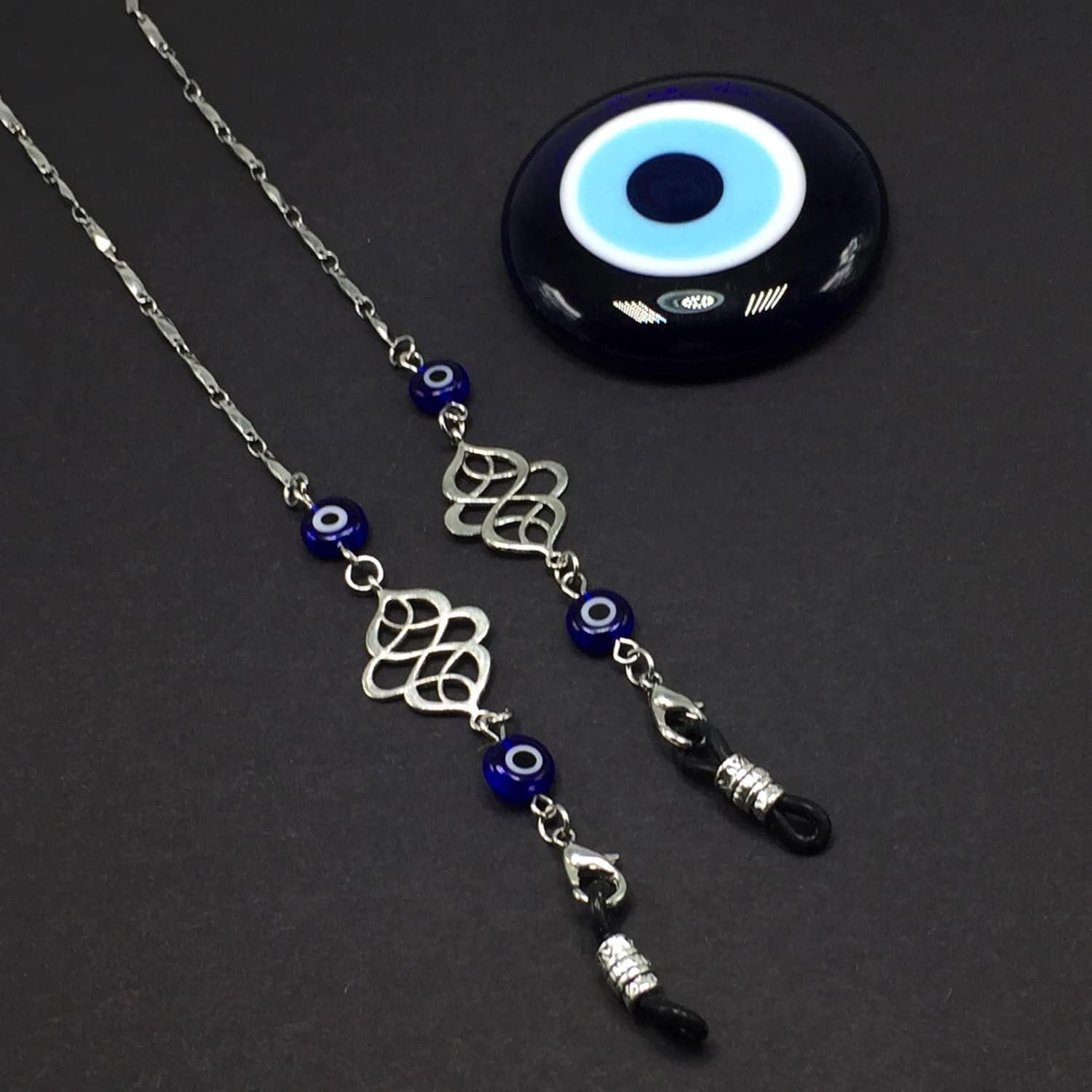 Cadena para Gafas ALBATROSART con Cuentas de Piedra Natural