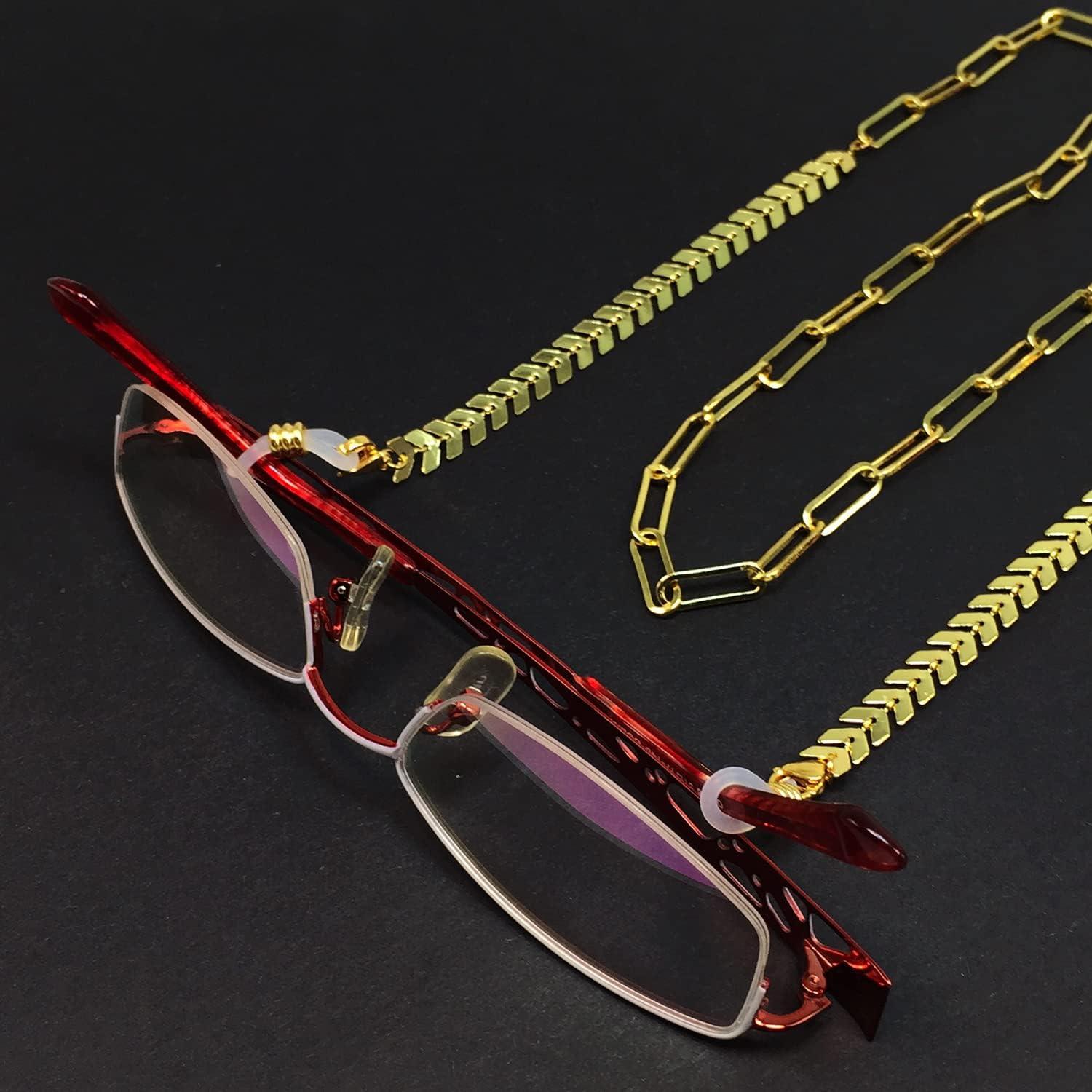 Cadena para Gafas ALBATROSART con Cuentas de Piedra Natural