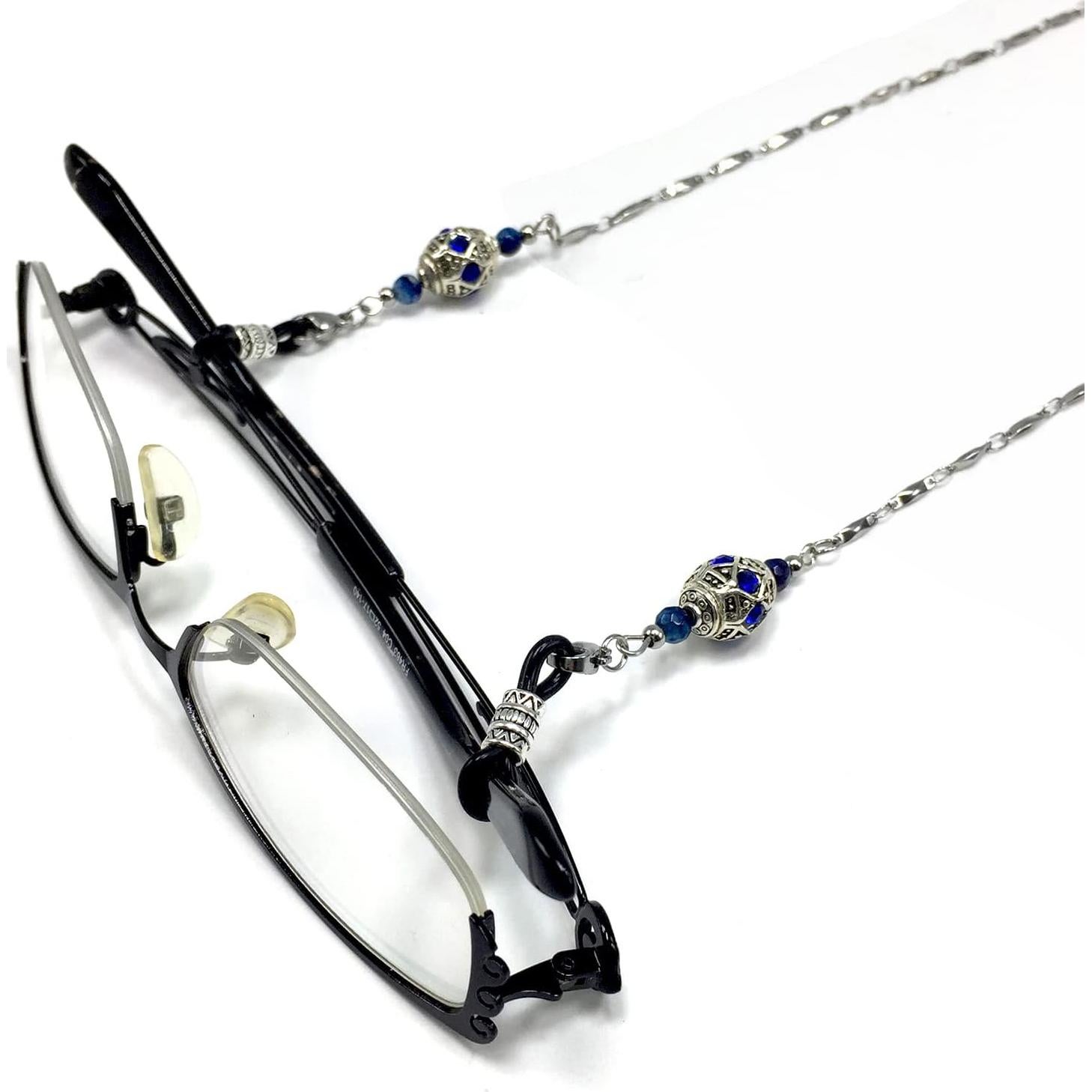 Cadena para Gafas ALBATROSART Cuentas de Piedra Natural