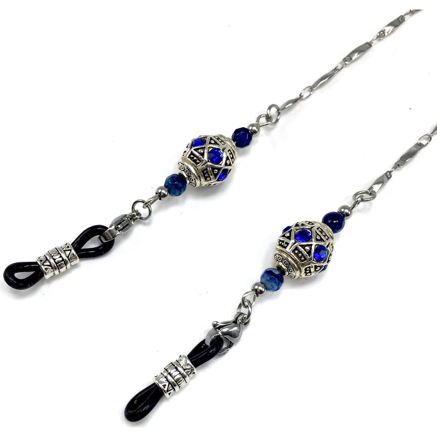 Cadena para Gafas ALBATROSART Cuentas de Piedra Natural