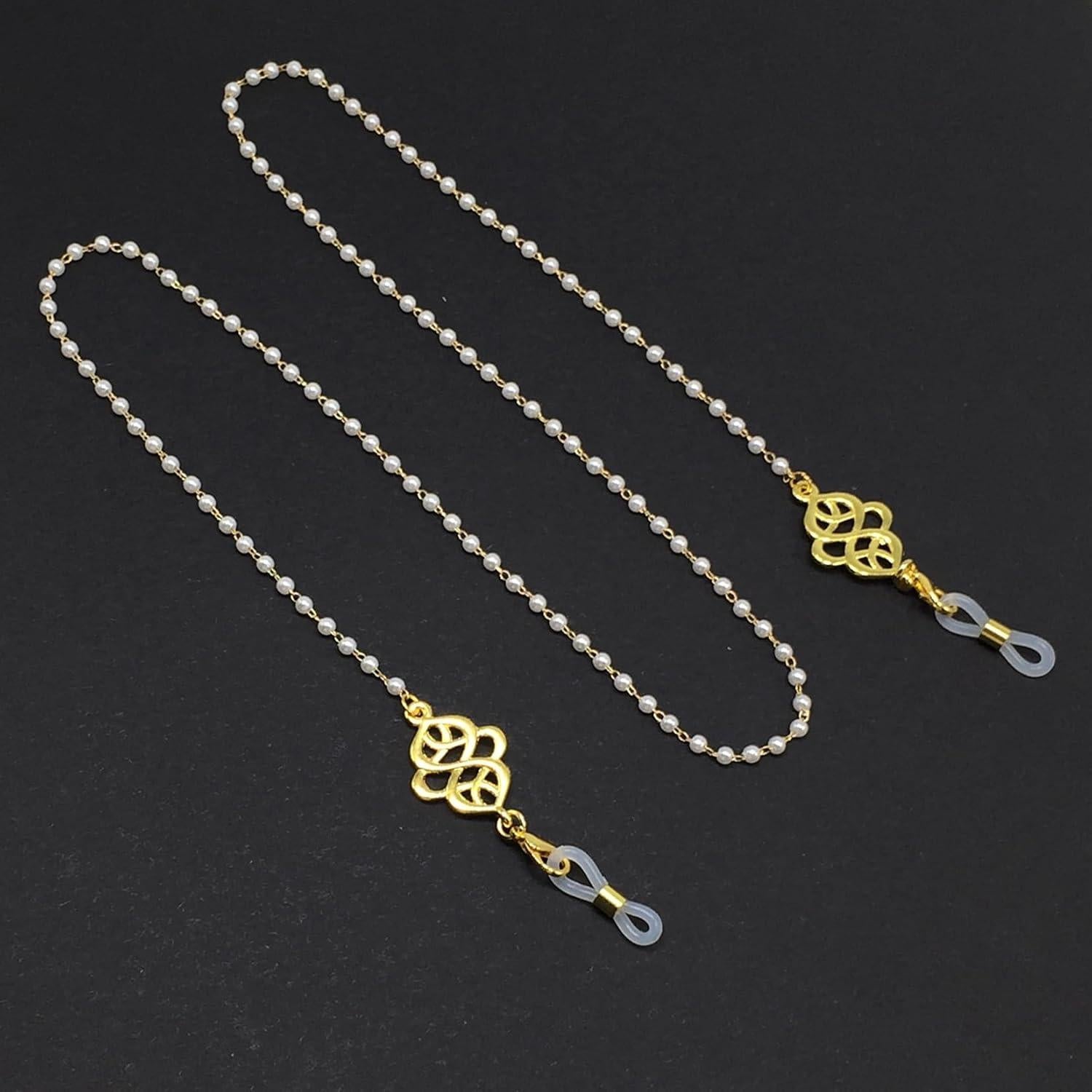 Cadena para Gafas ALBATROSART con Cuentas de Piedra Natural