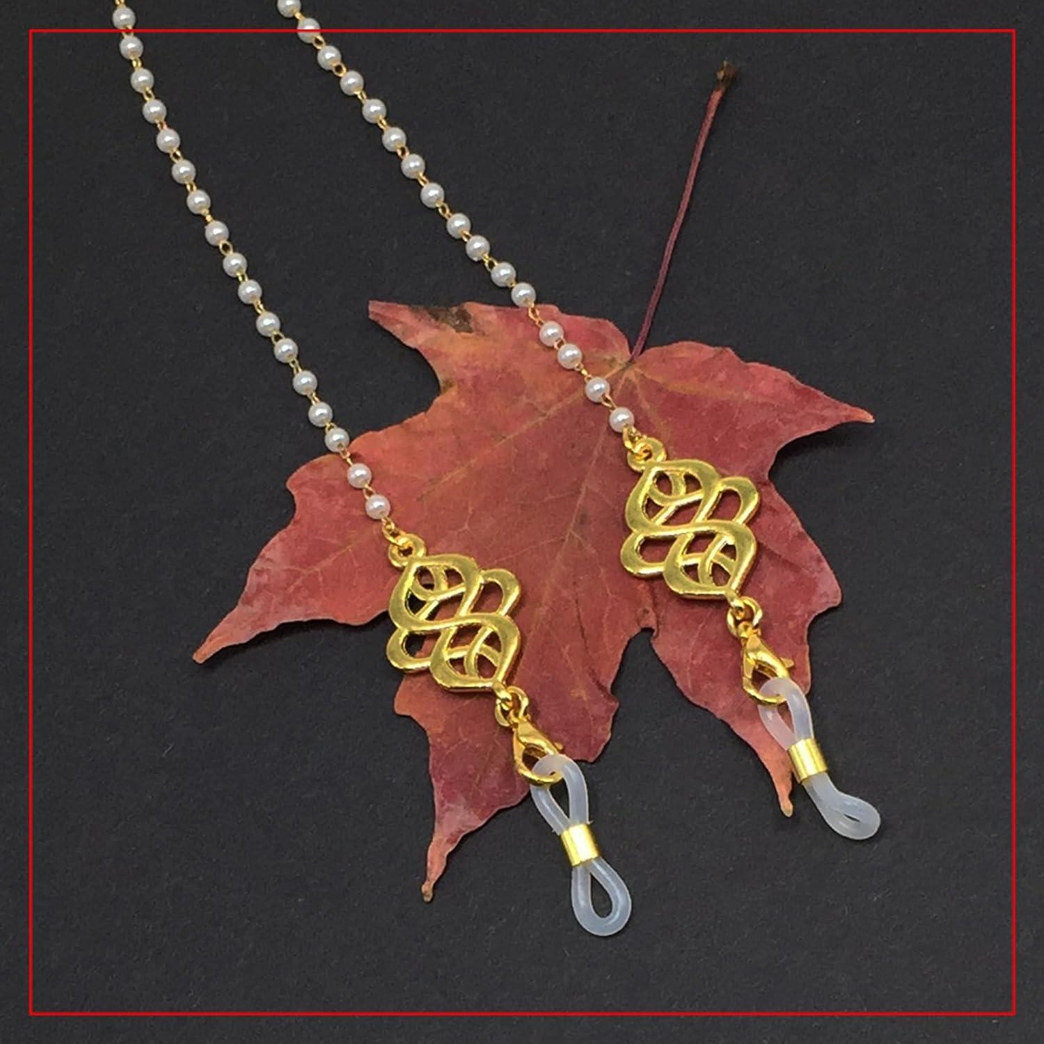 Cadena para Gafas ALBATROSART con Cuentas de Piedra Natural